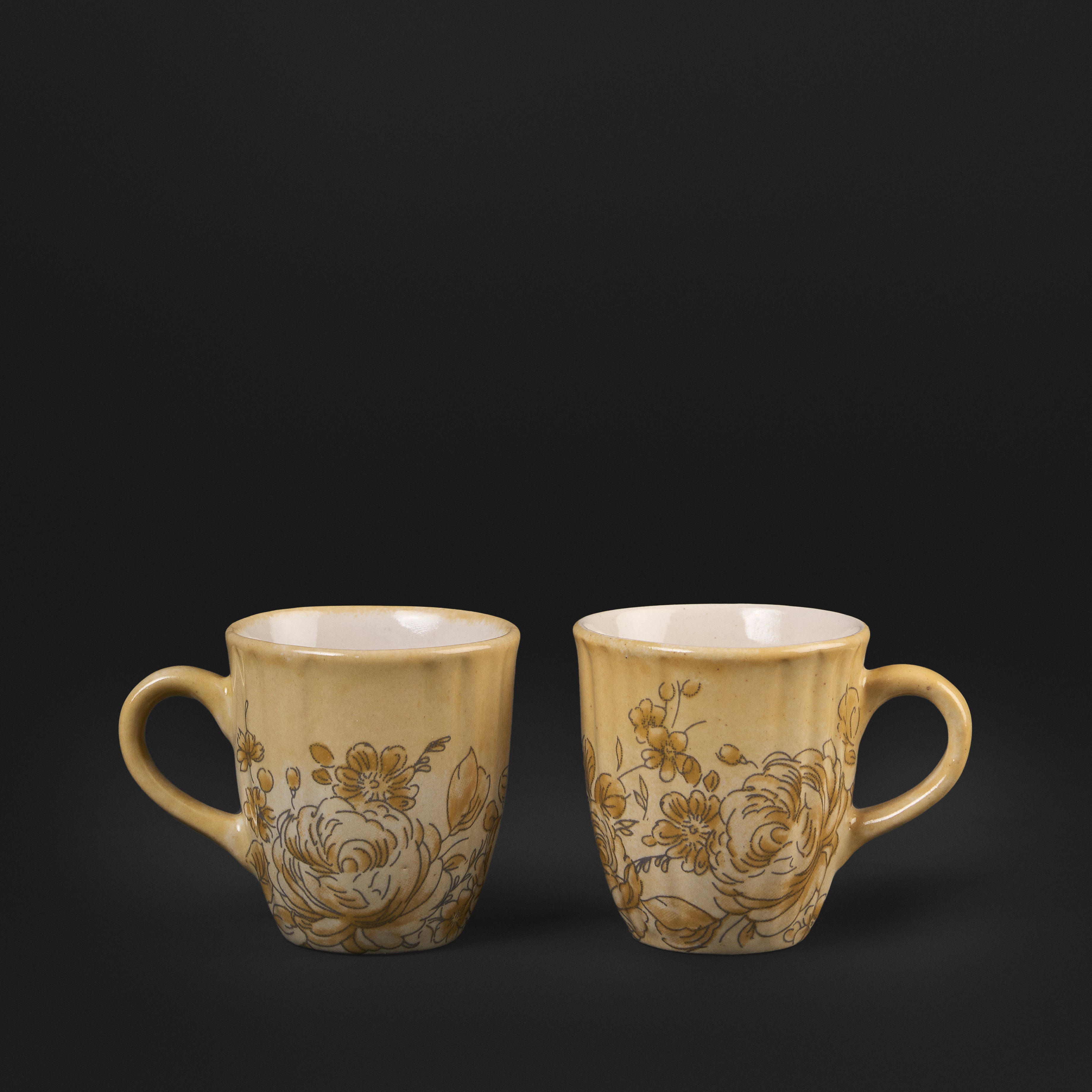 Wild Rose Topaz Espresso Mug Set