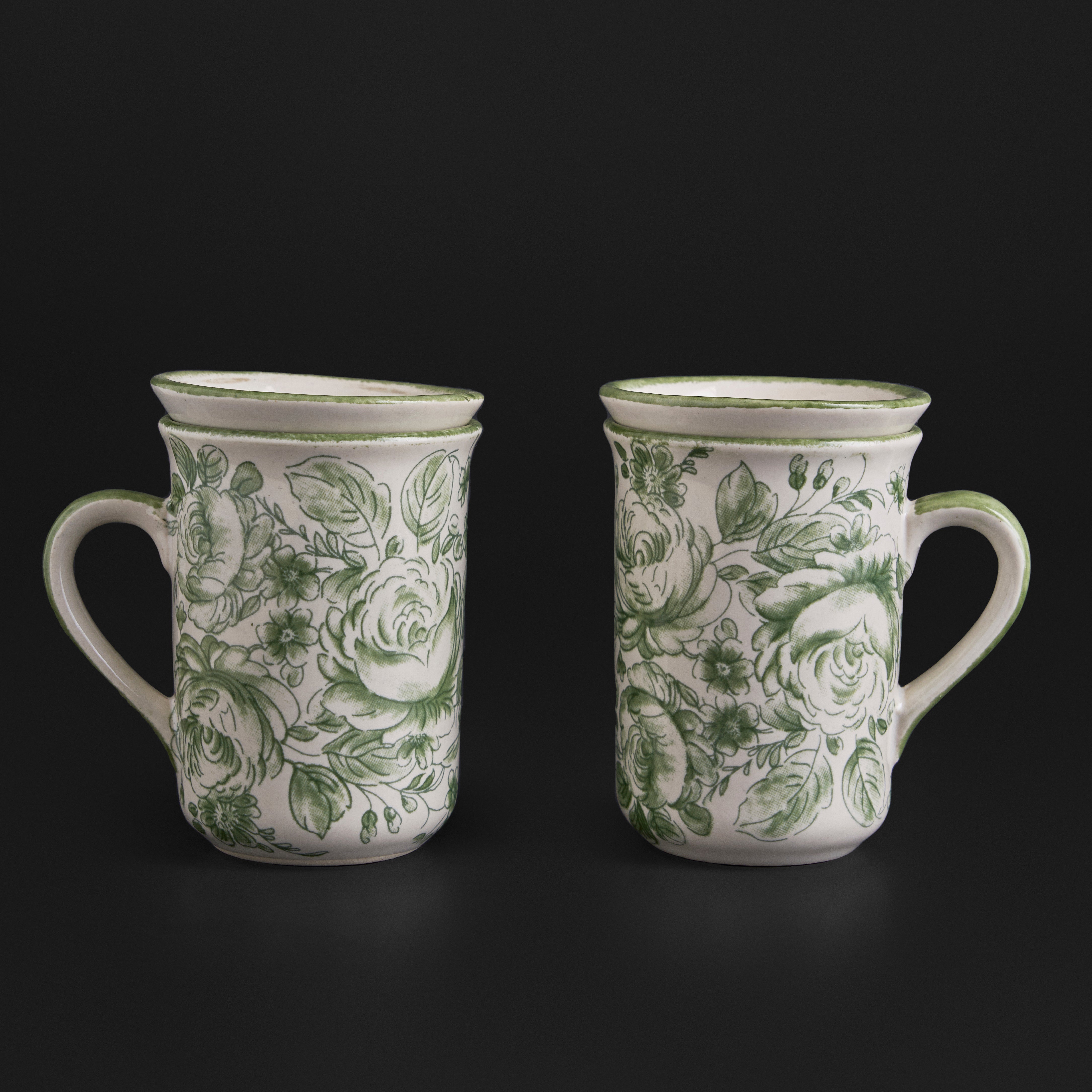 Wild Rose Peridot Mug & Small Dish Set