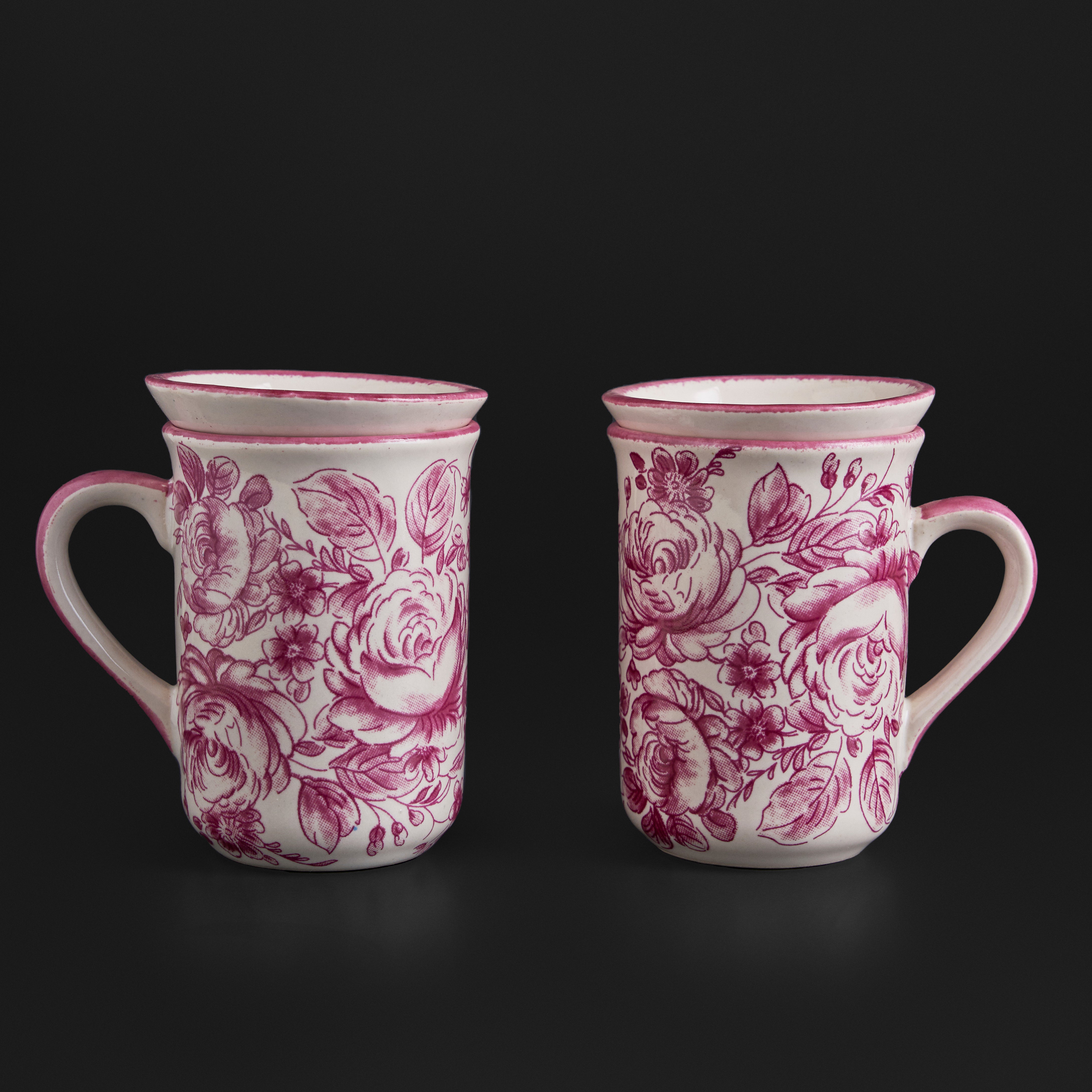 Wild Rose Rose Quartz Mug & Small Dish Set