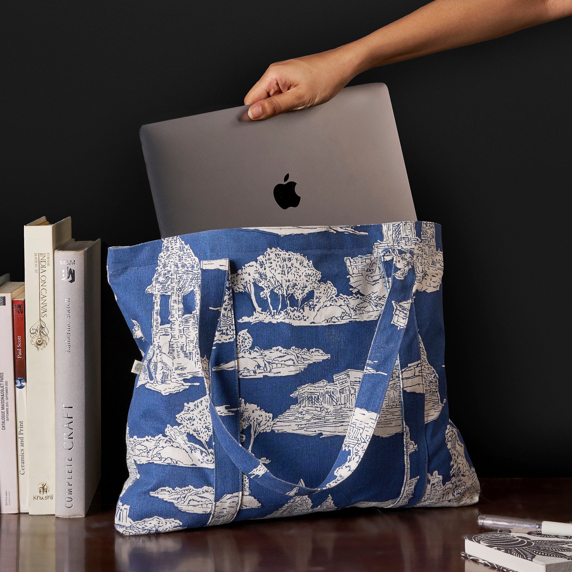 Vedika Indigo Tote Bag
