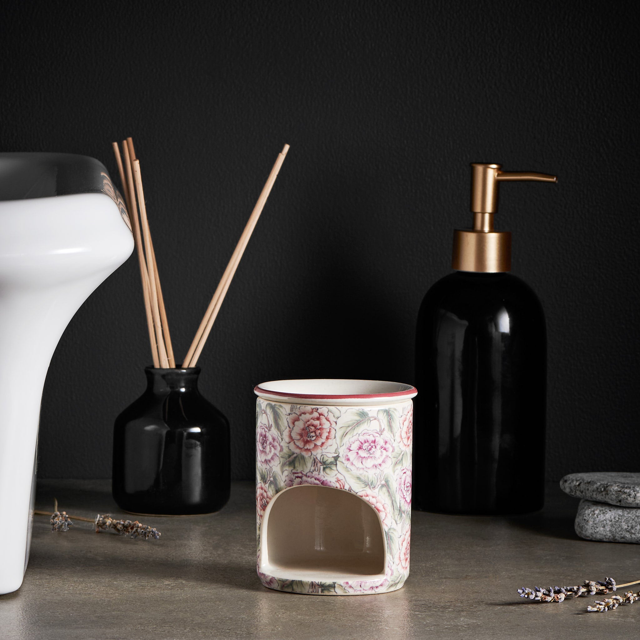 Dahlia Lime Ceramic Diffuser