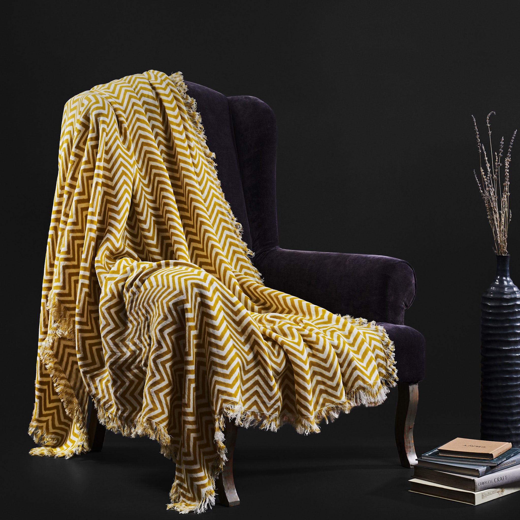 Chevron Citron Throw