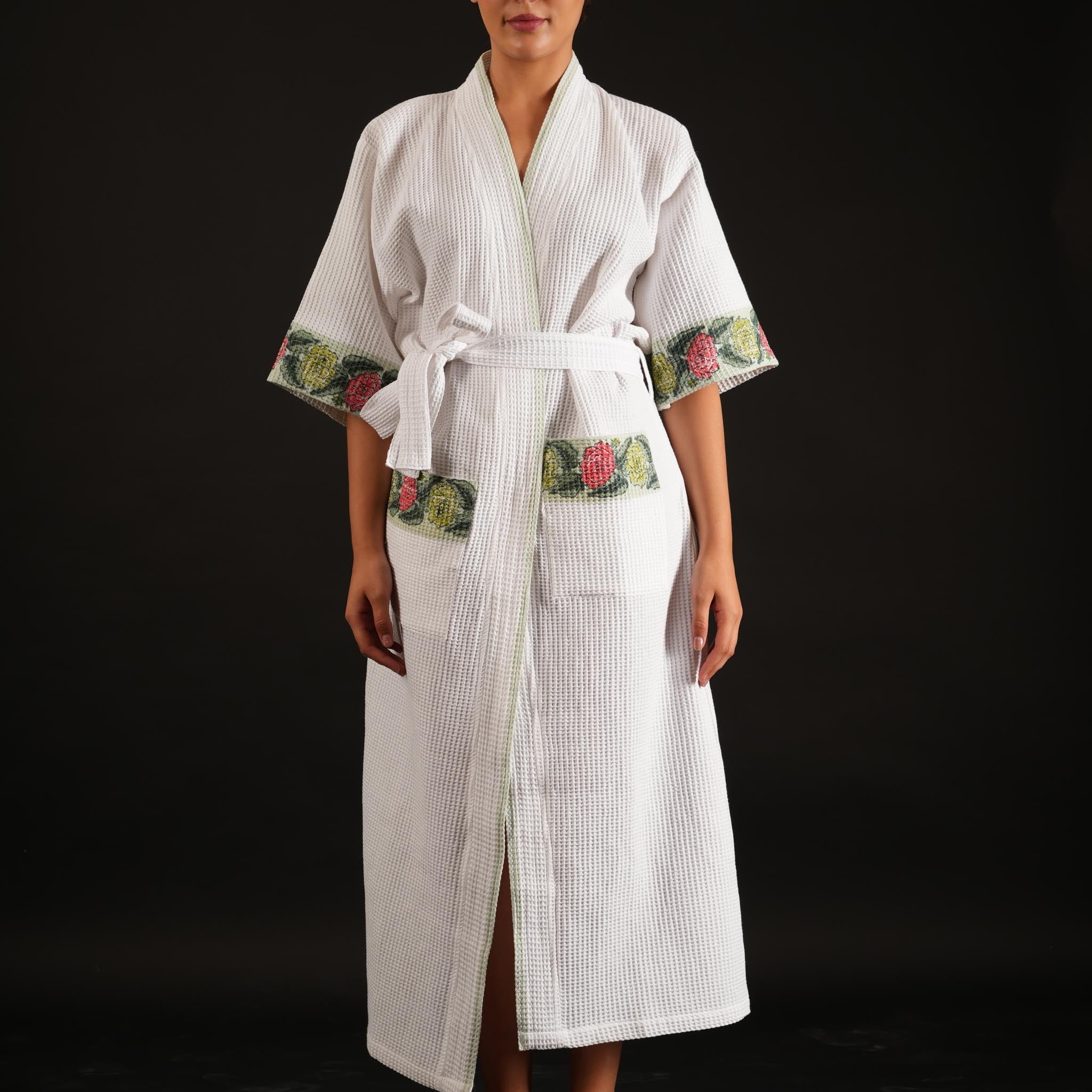 Dahlia Lime Bathrobe