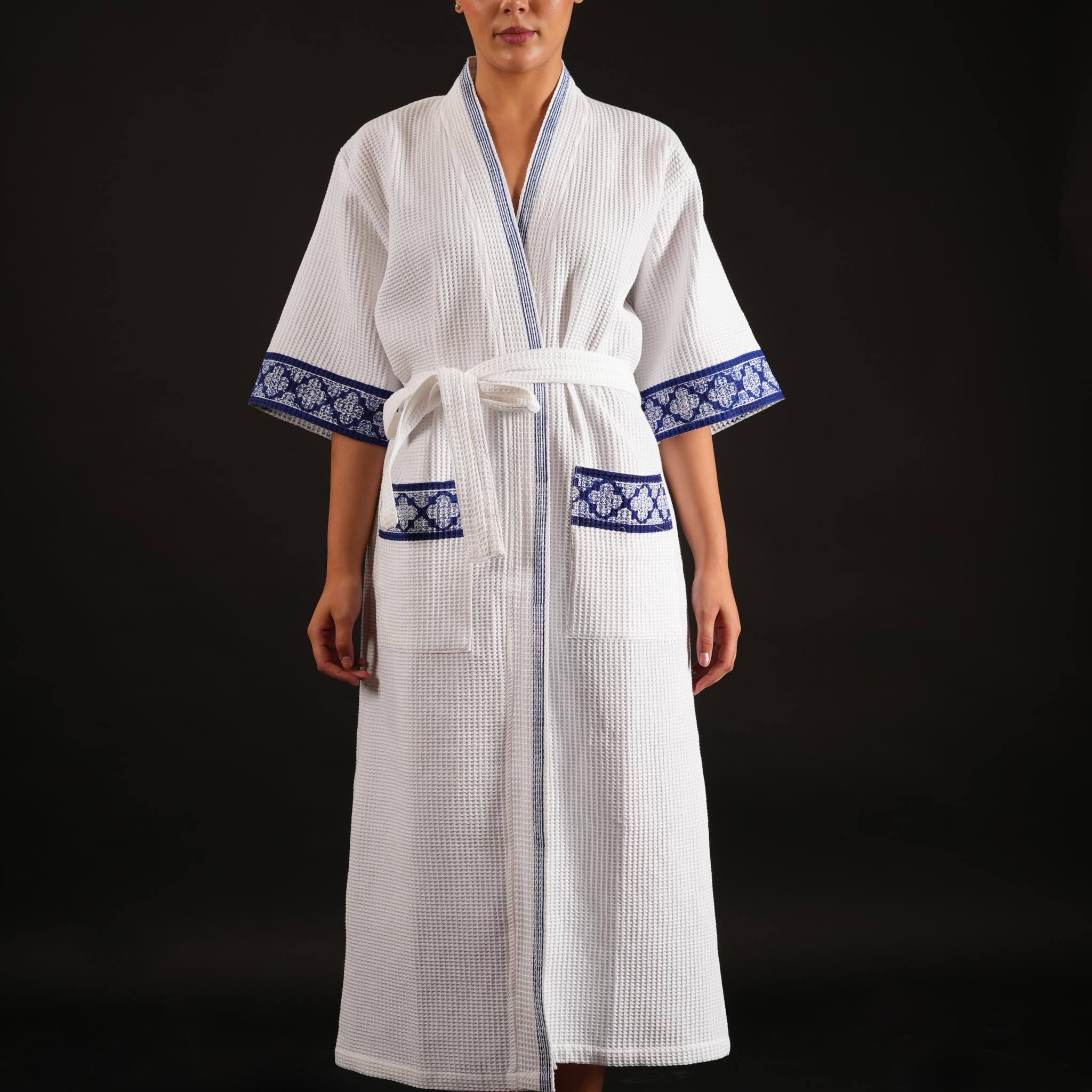 Jali Indigo Bathrobe
