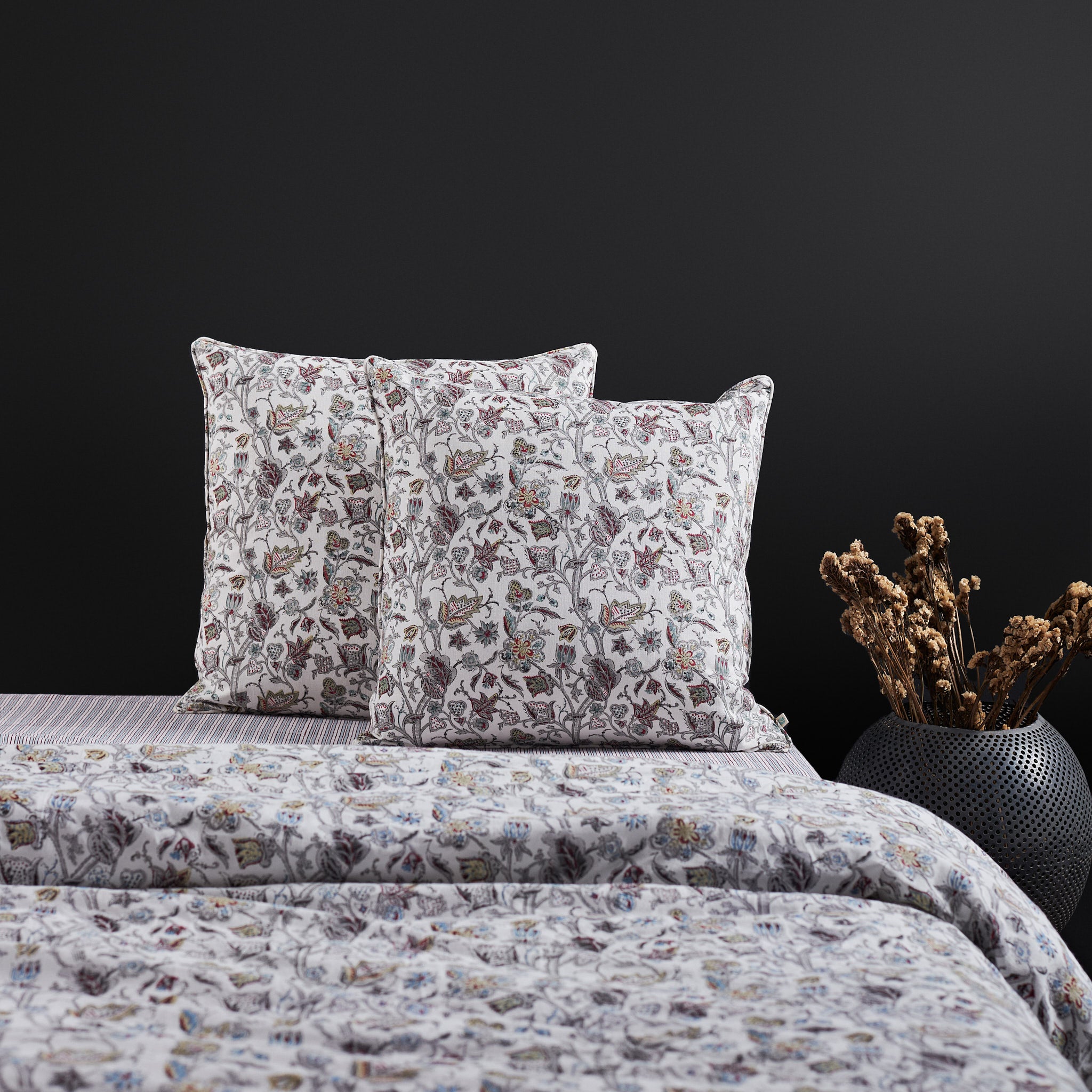 Guldasta Crimson Cushion