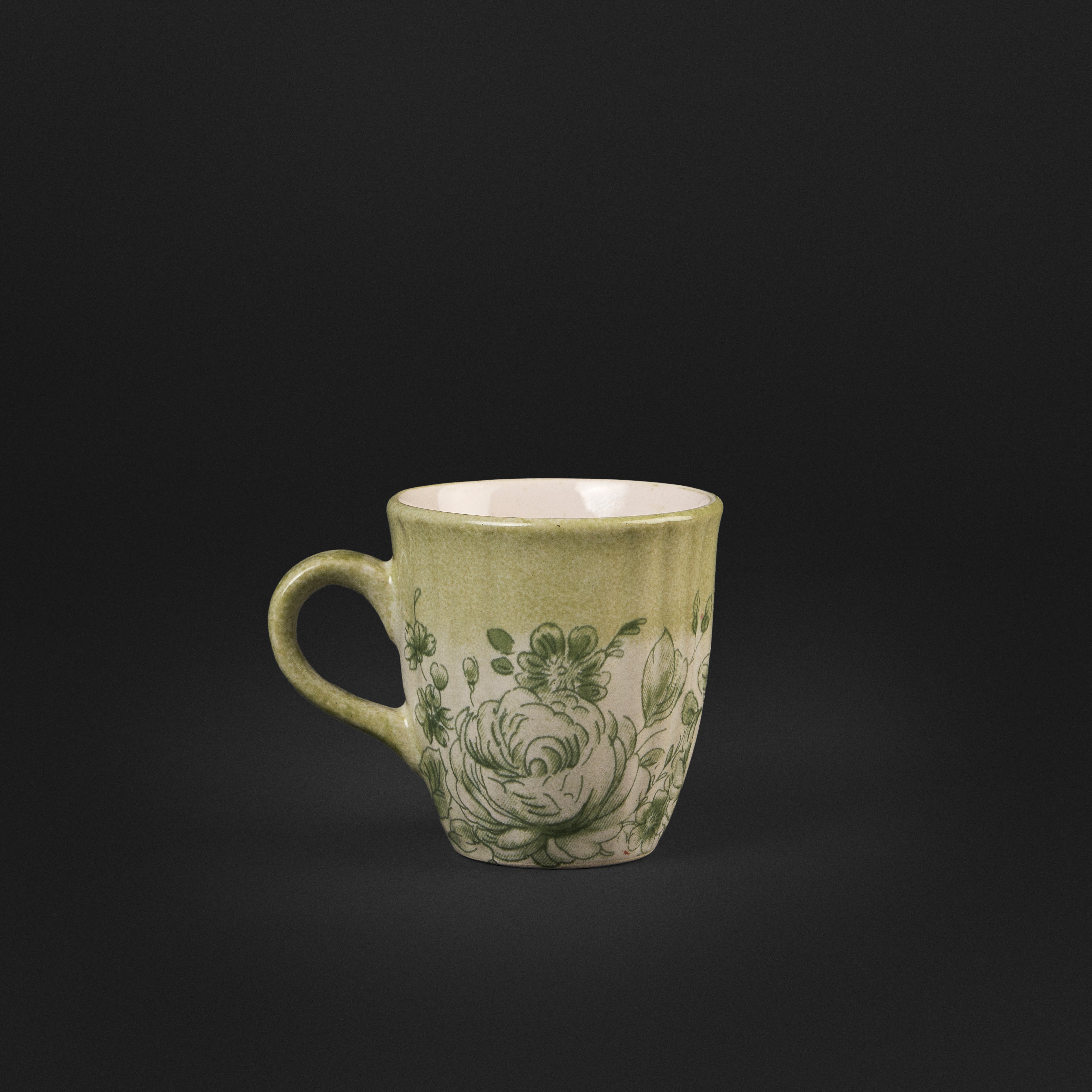 Wild Rose Peridot Espresso Mug Set