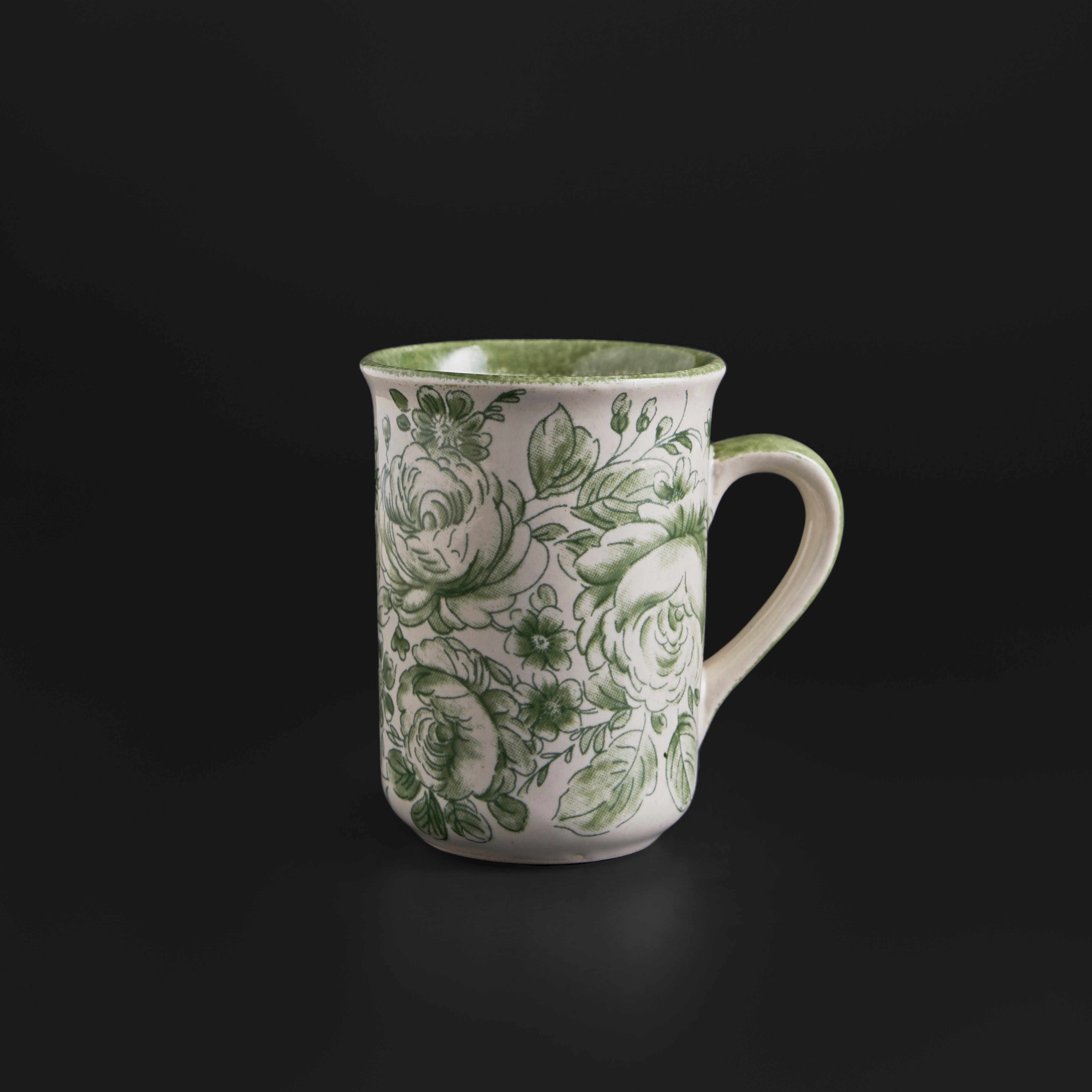 Wild Rose Peridot Mug & Cookie Plate Set