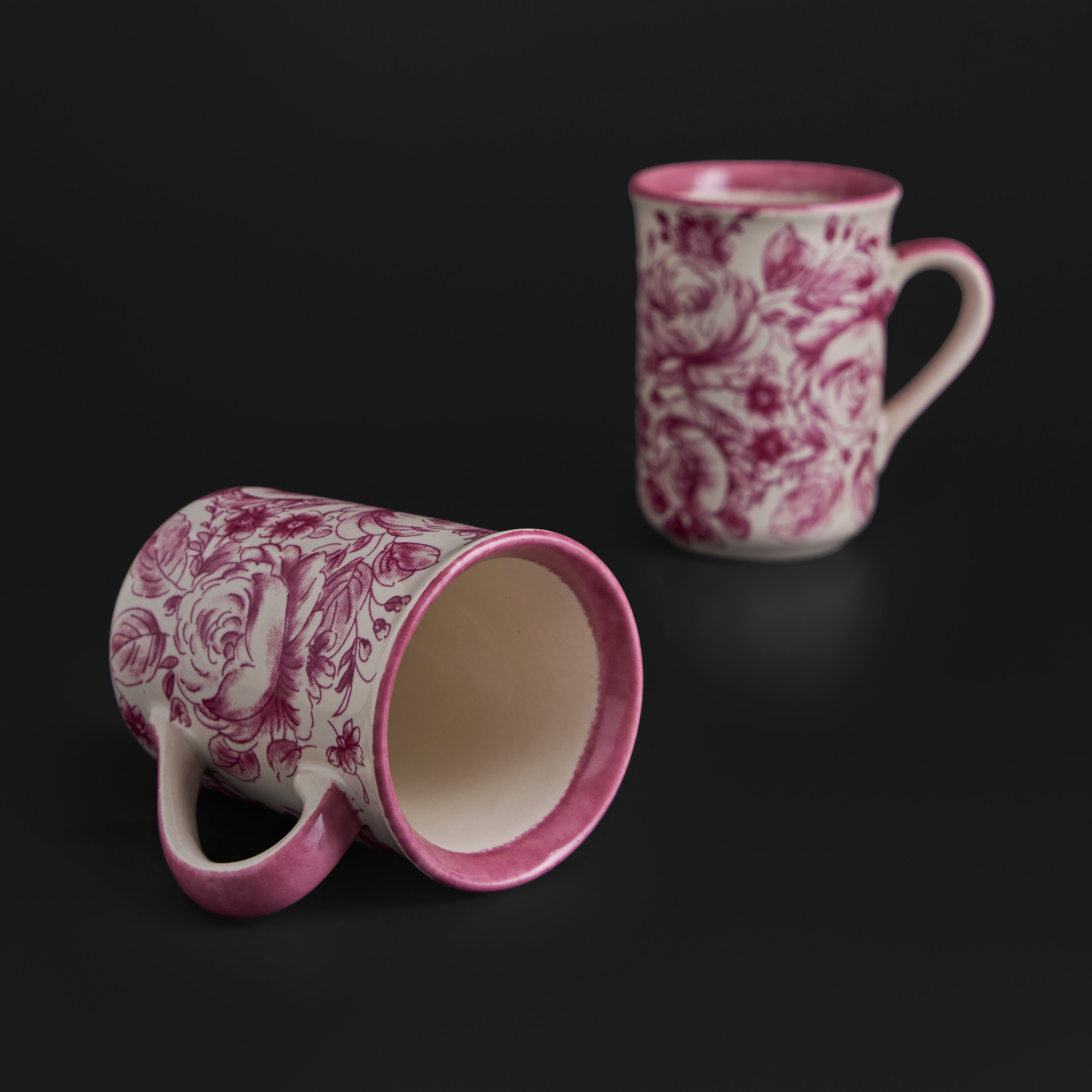 Wild Rose Rose Quartz Mug & Cookie Plate Set