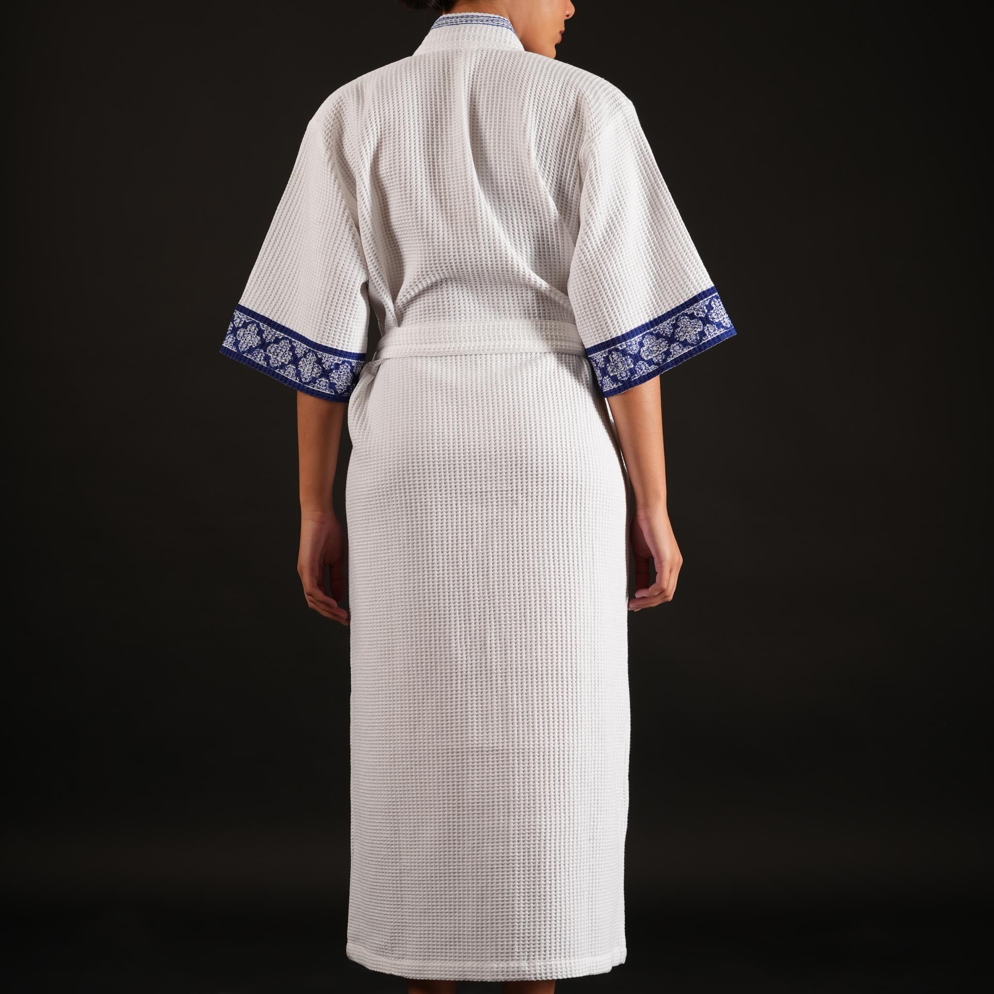 Jali Indigo Bathrobe