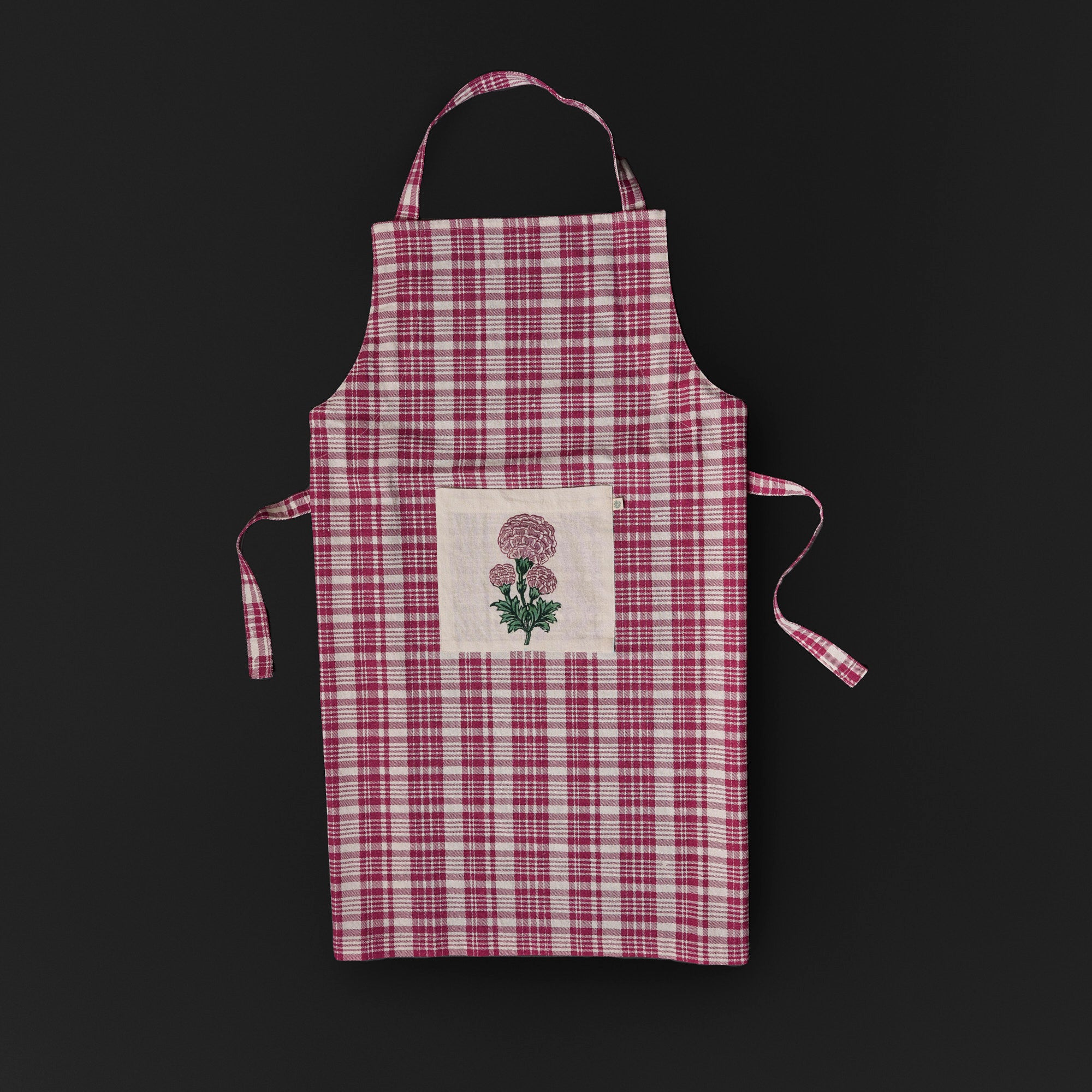 Meesha Magenta Pink Apron