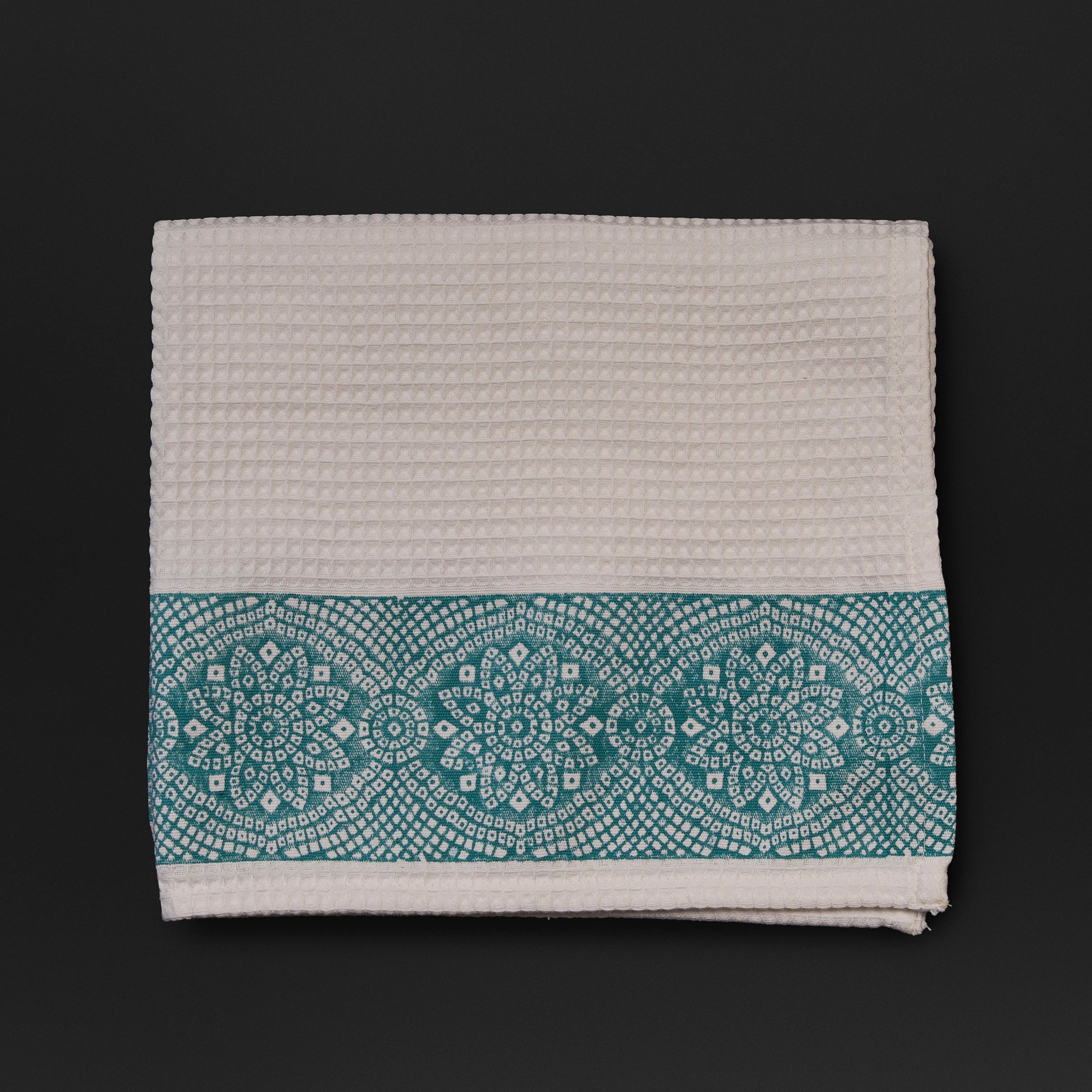 Mosaic Ocean Green Sweat Towel