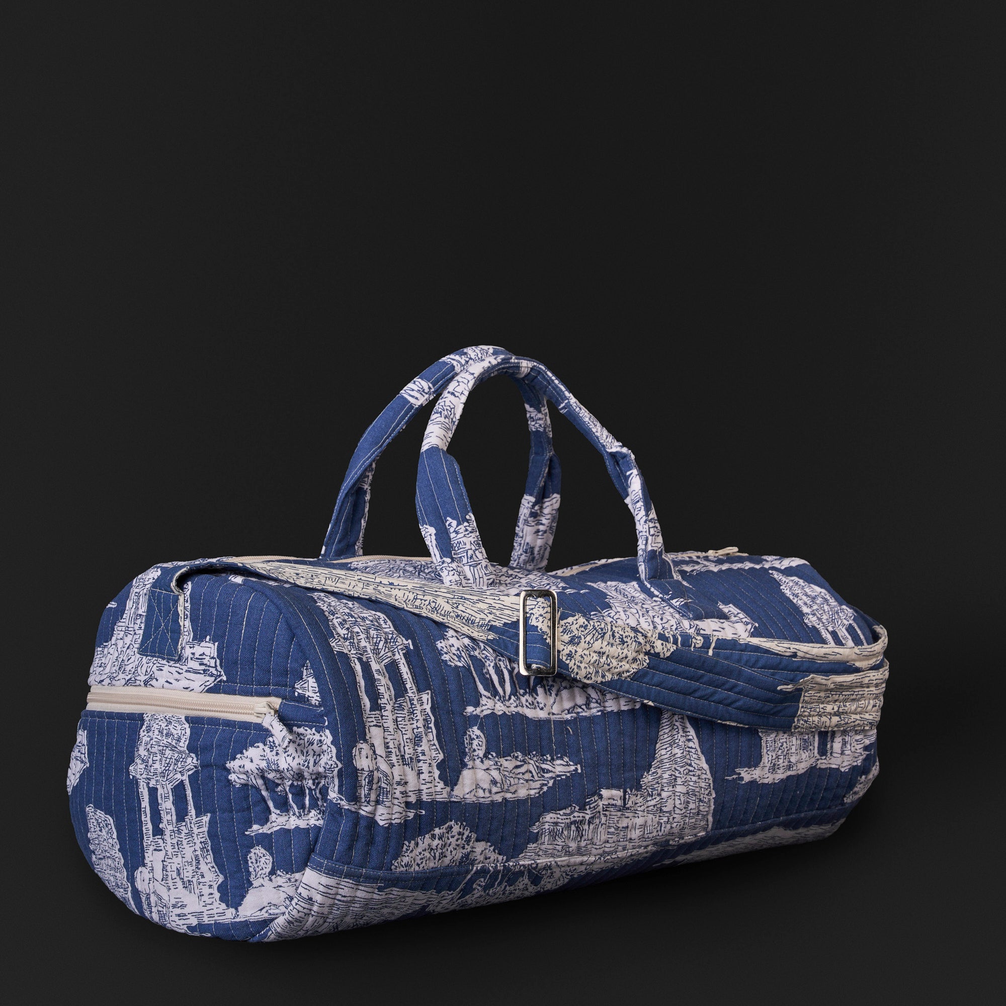 Vedika Indigo Quilted Duffle Bag