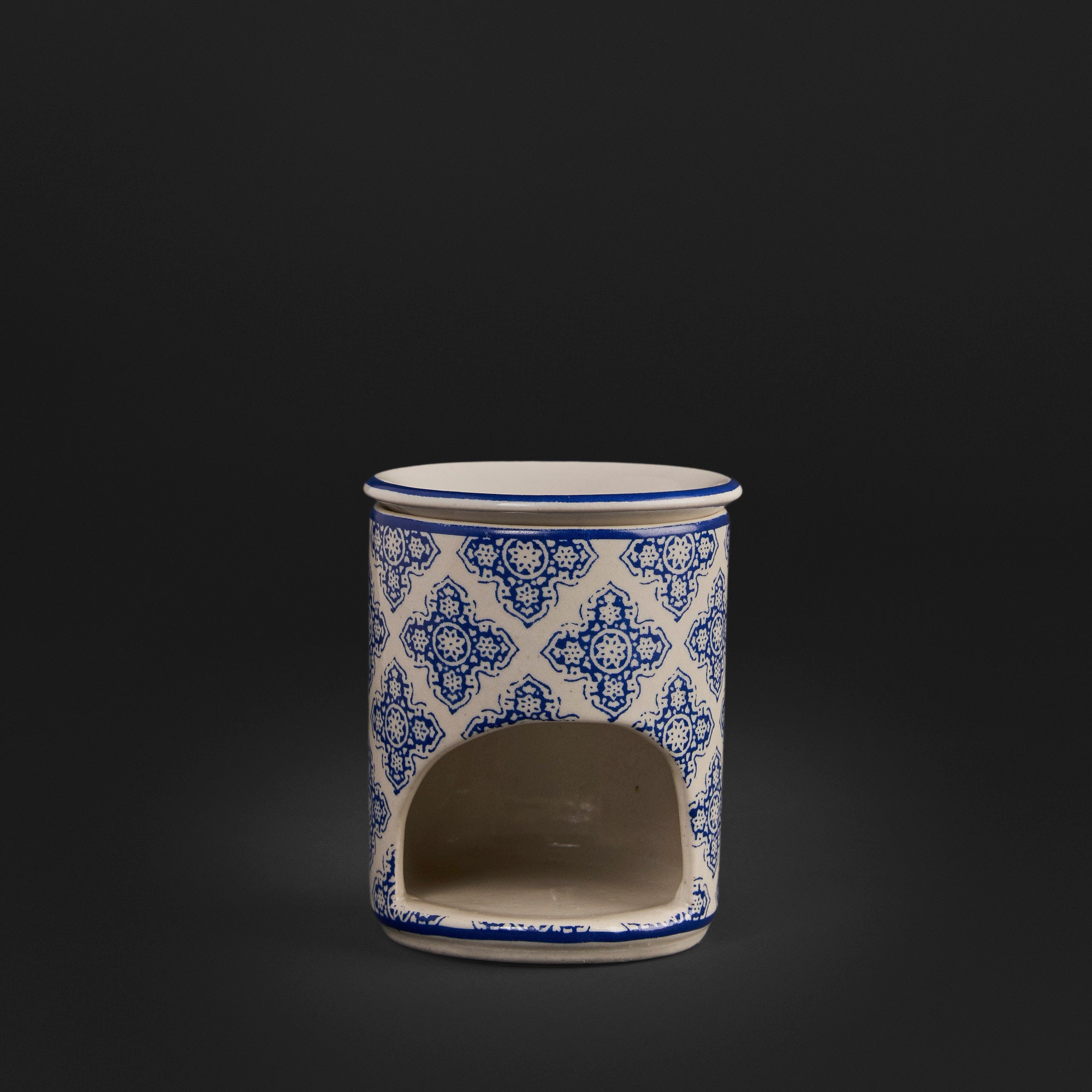 Jali Indigo Ceramic Diffuser