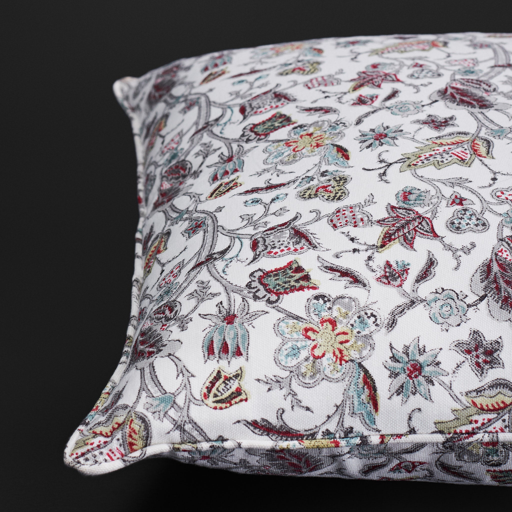 Guldasta Crimson Cushion