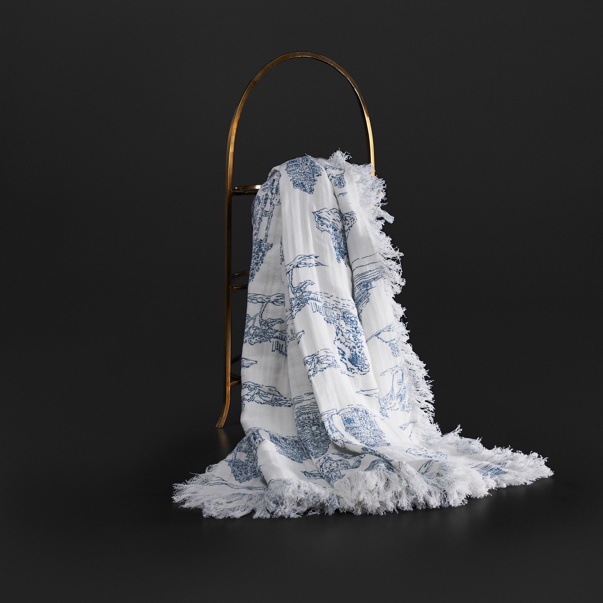 Vedika Indigo Throw
