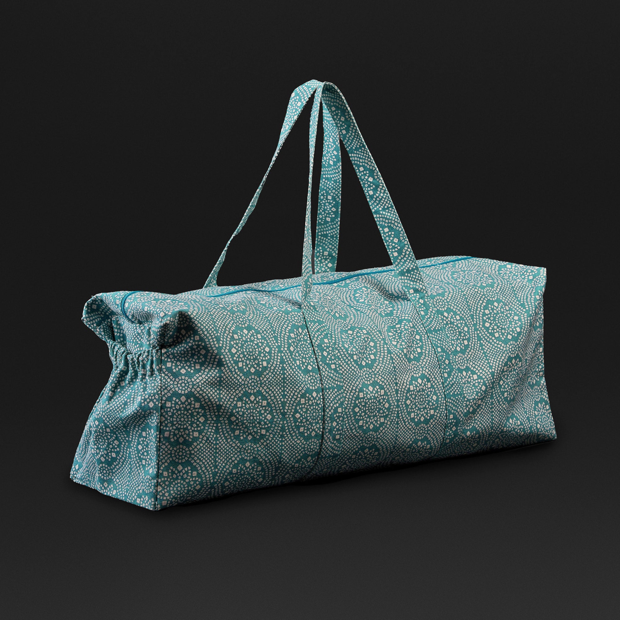 Mosaic Ocean Green Yoga Bag