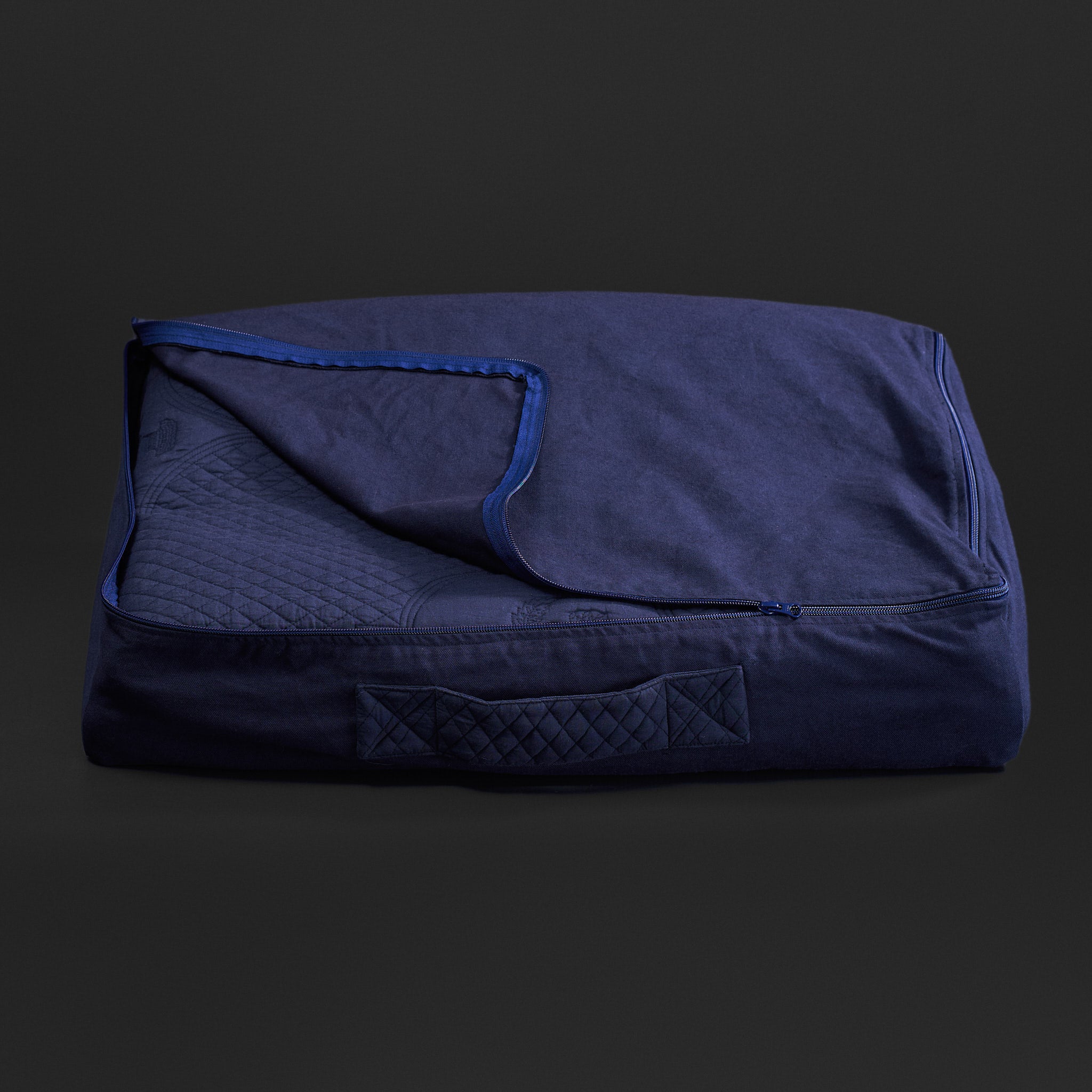 Gulnar Indigo Quilted Bedcover