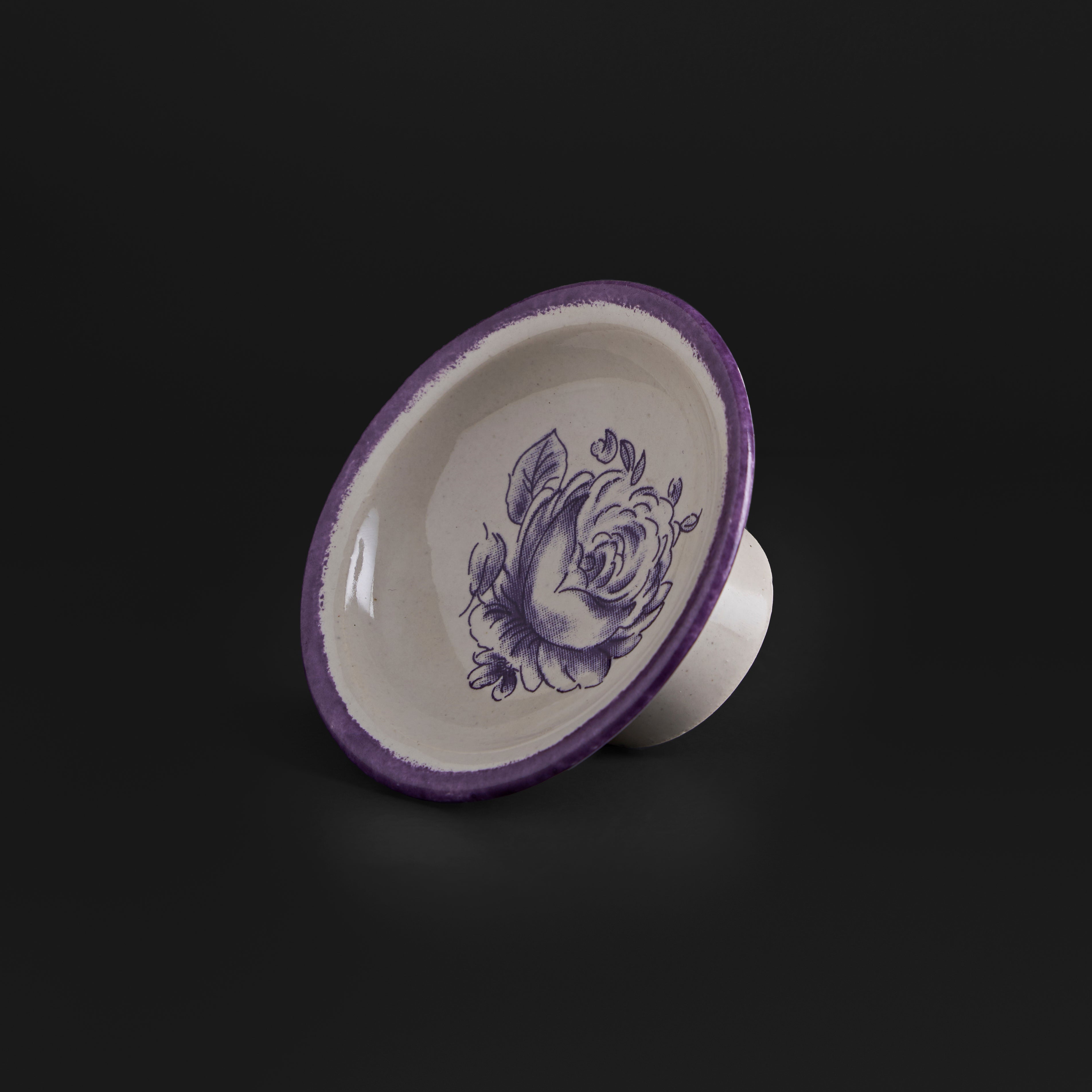 Wild Rose Amethyst Mug & Cookie Plate Set