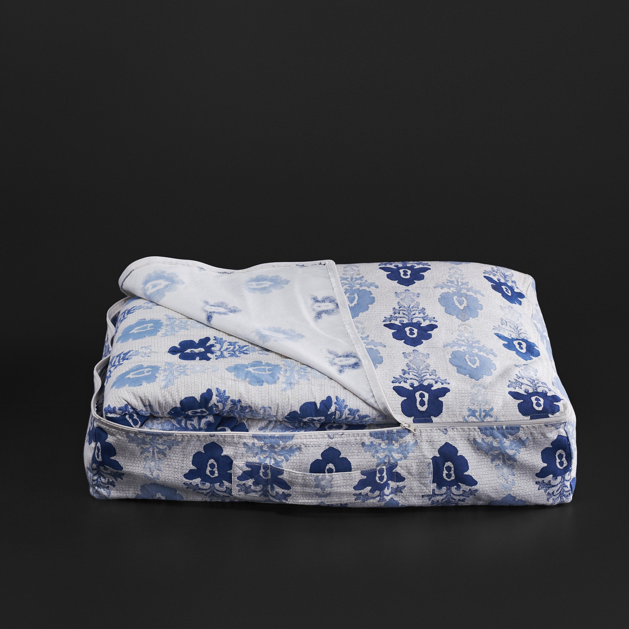 Fleur Ombre Blue Reversible Razai