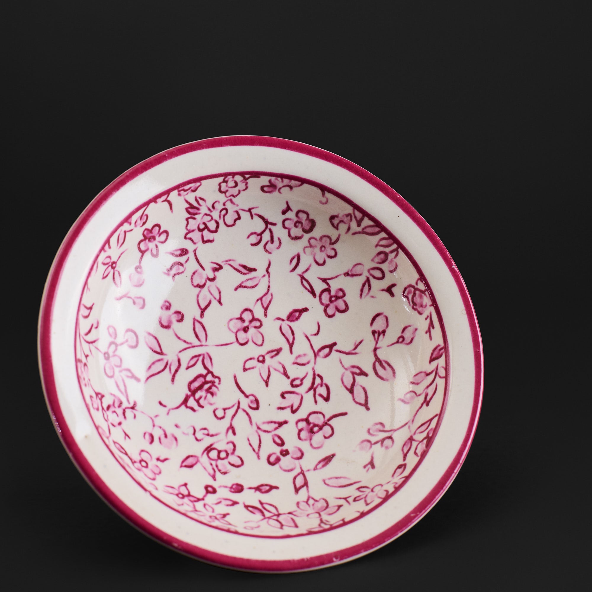 Tiana Floral Raspberry Pink Mug & Cookie Plate Set