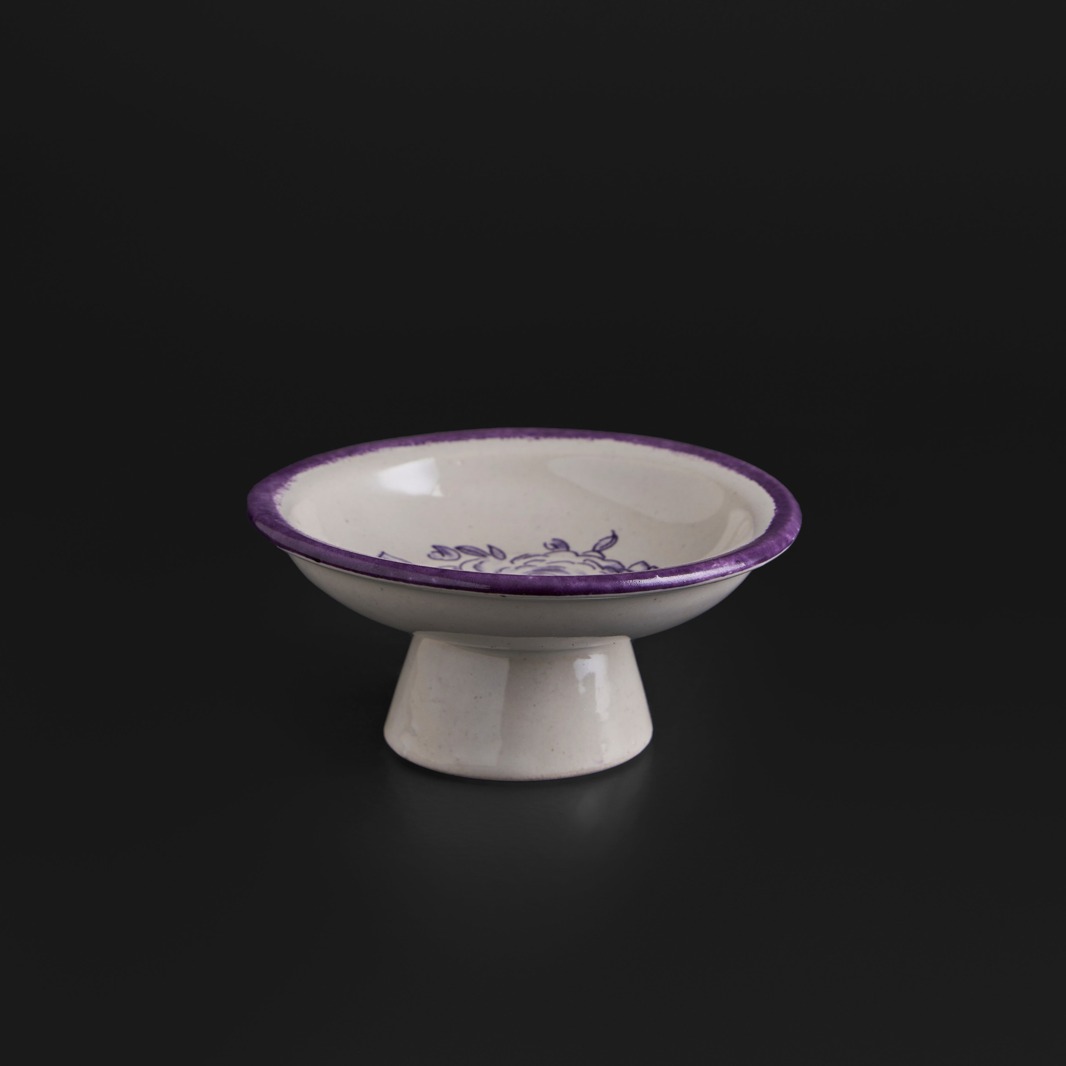 Wild Rose Amethyst Mug & Cookie Plate Set