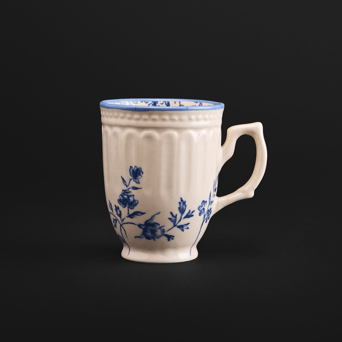 Tiana Cobalt Blue Mug and Tapa Plate Gift Set