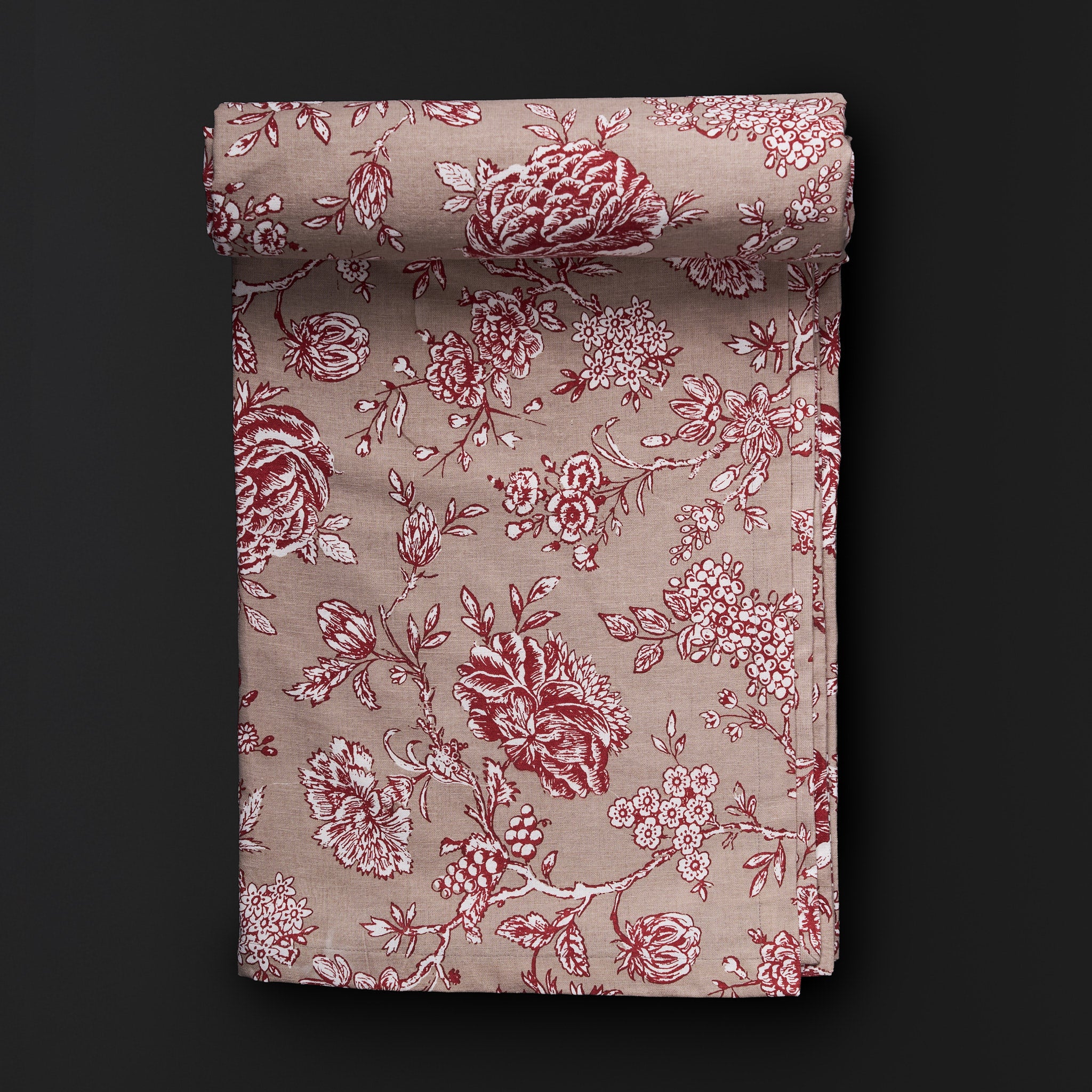 Ayana Cherry Red Tablecloth