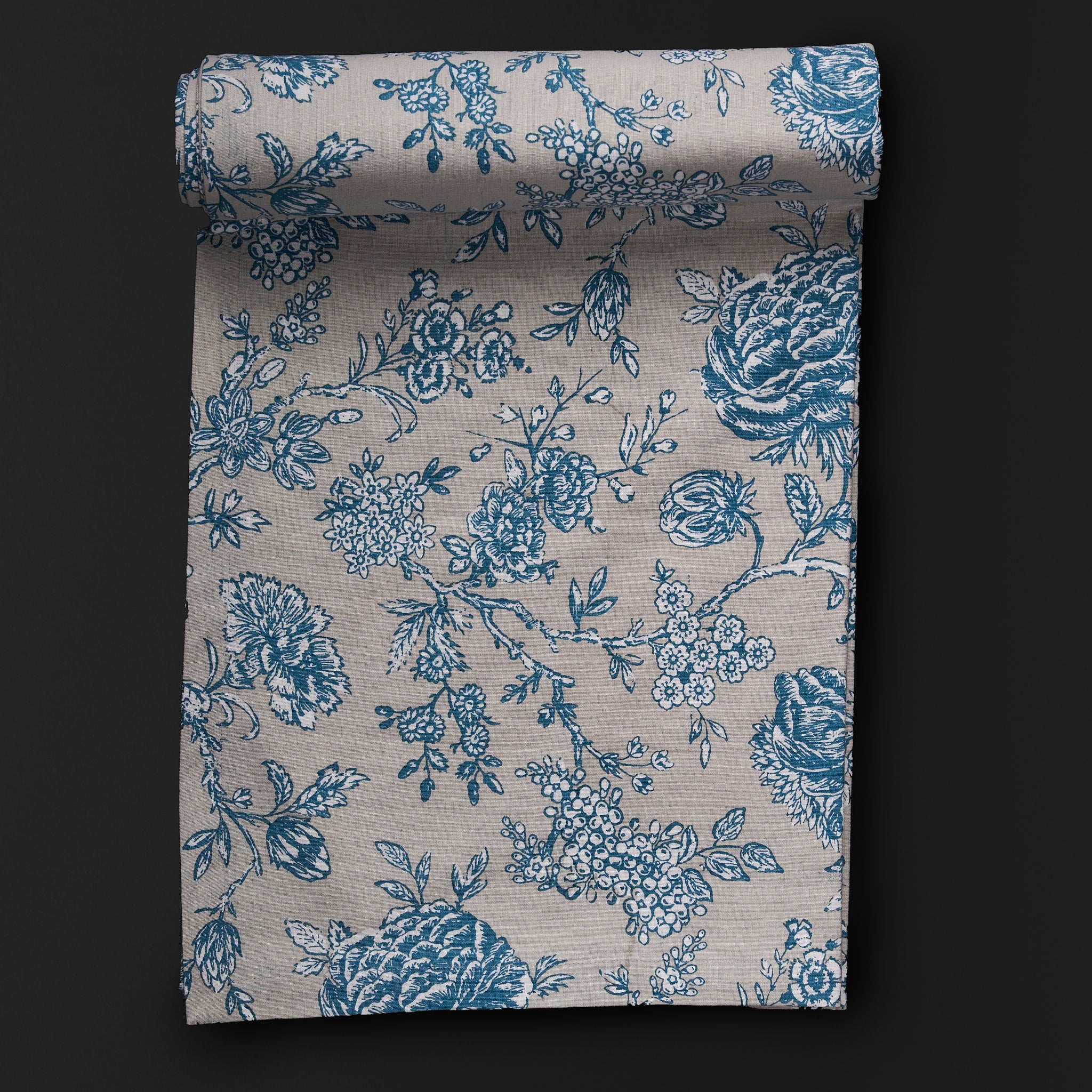 Ayana Teal Blue Tablecloth