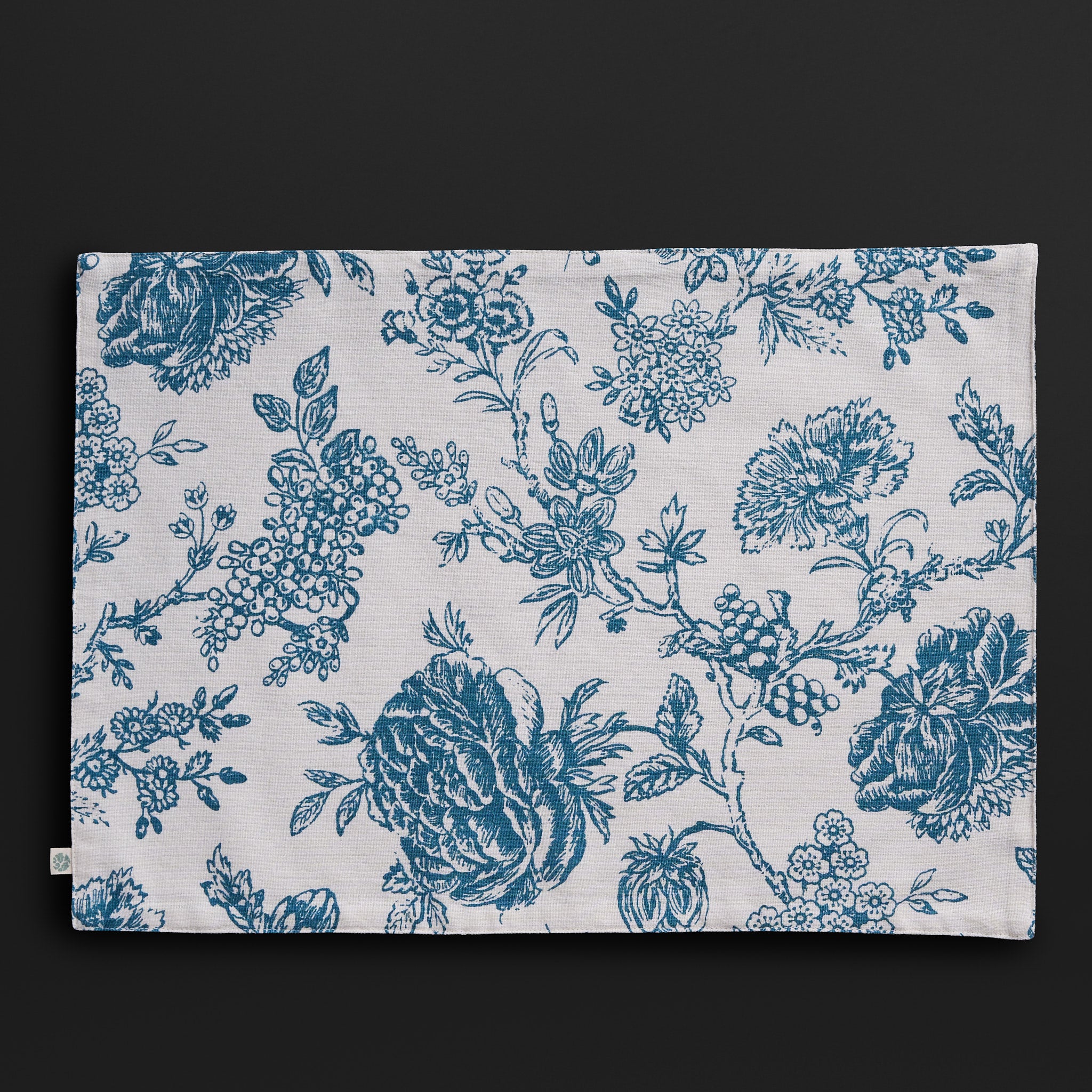 Ayana Teal Blue Reversible Placemats