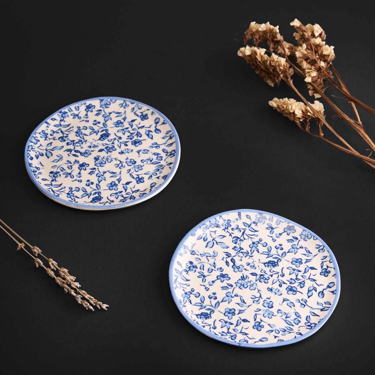 Tiana Cobalt Blue Mug and Tapa Plate Gift Set