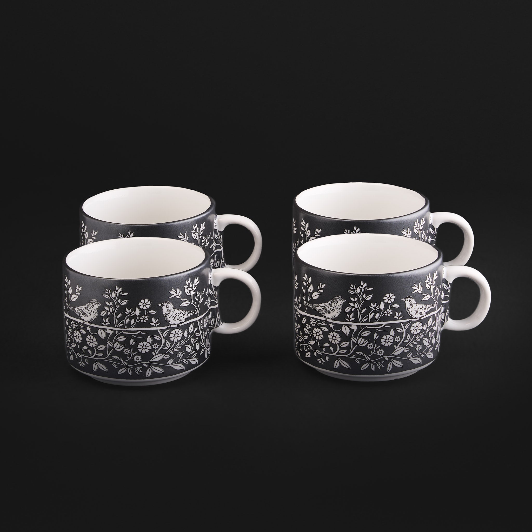 Kalam Charcoal Espresso Mug Set