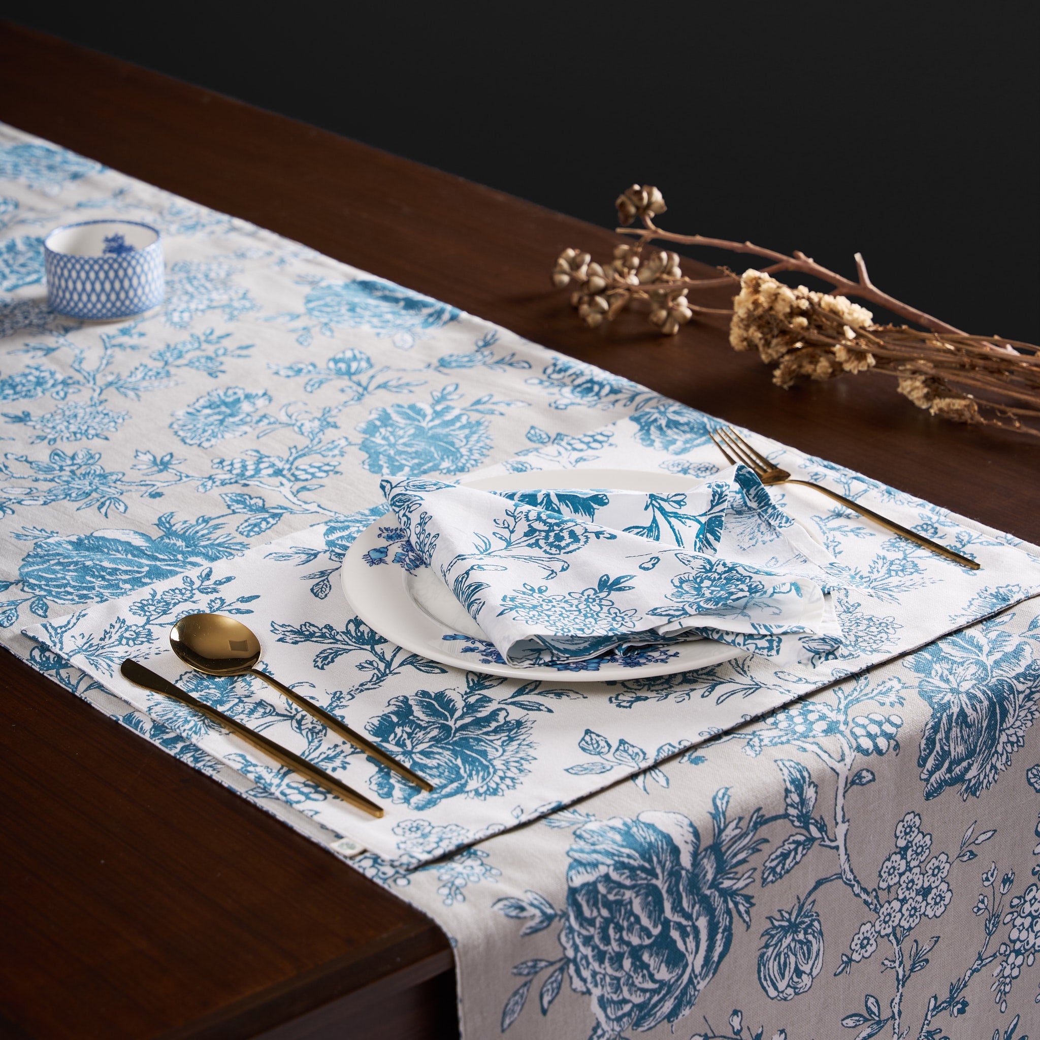 Ayana Teal Blue Napkins