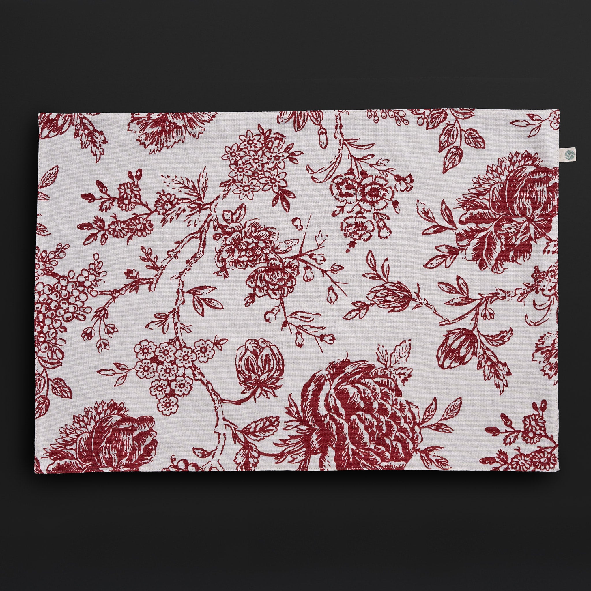 Ayana Cherry Red Reversible Placemats