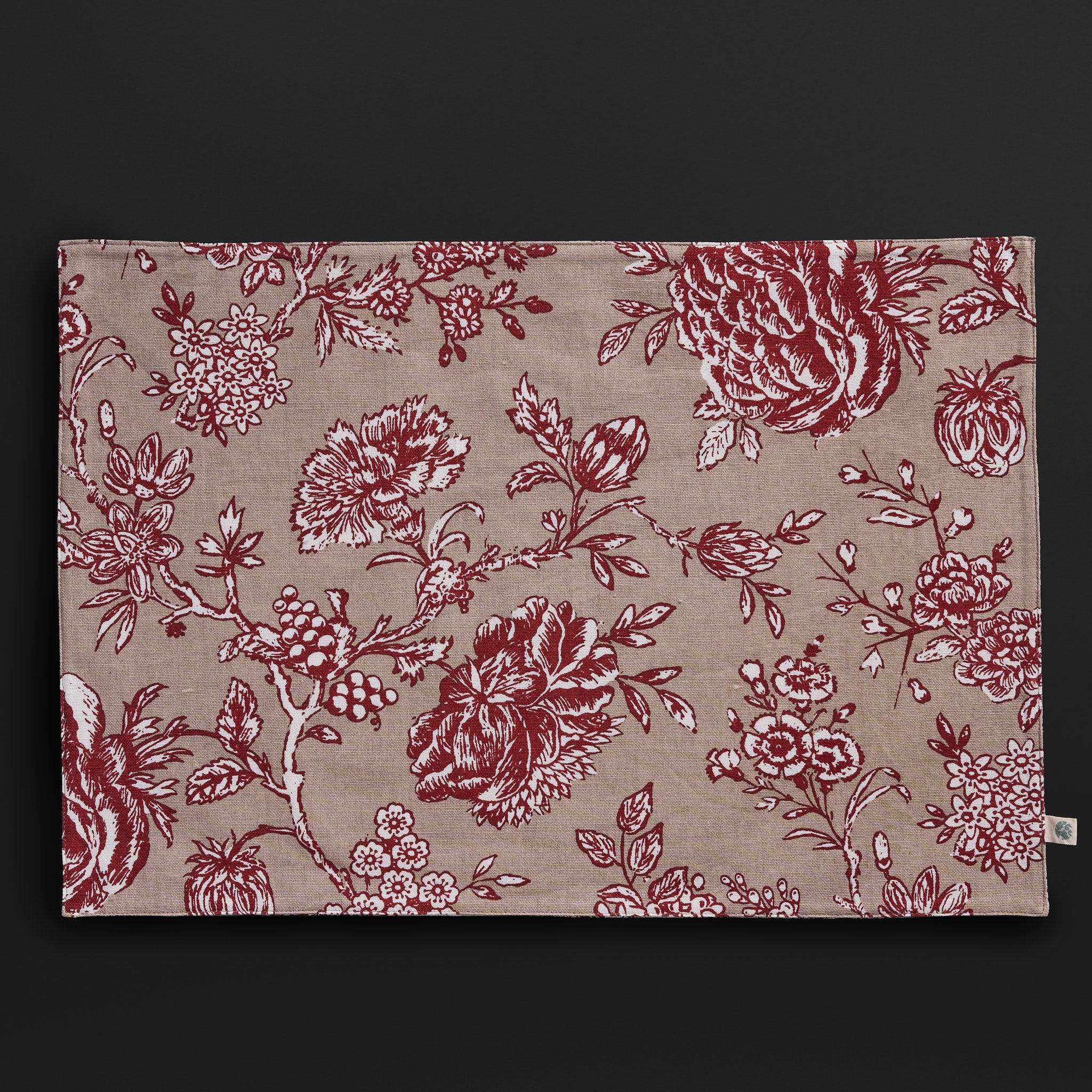 Ayana Cherry Red Reversible Placemats