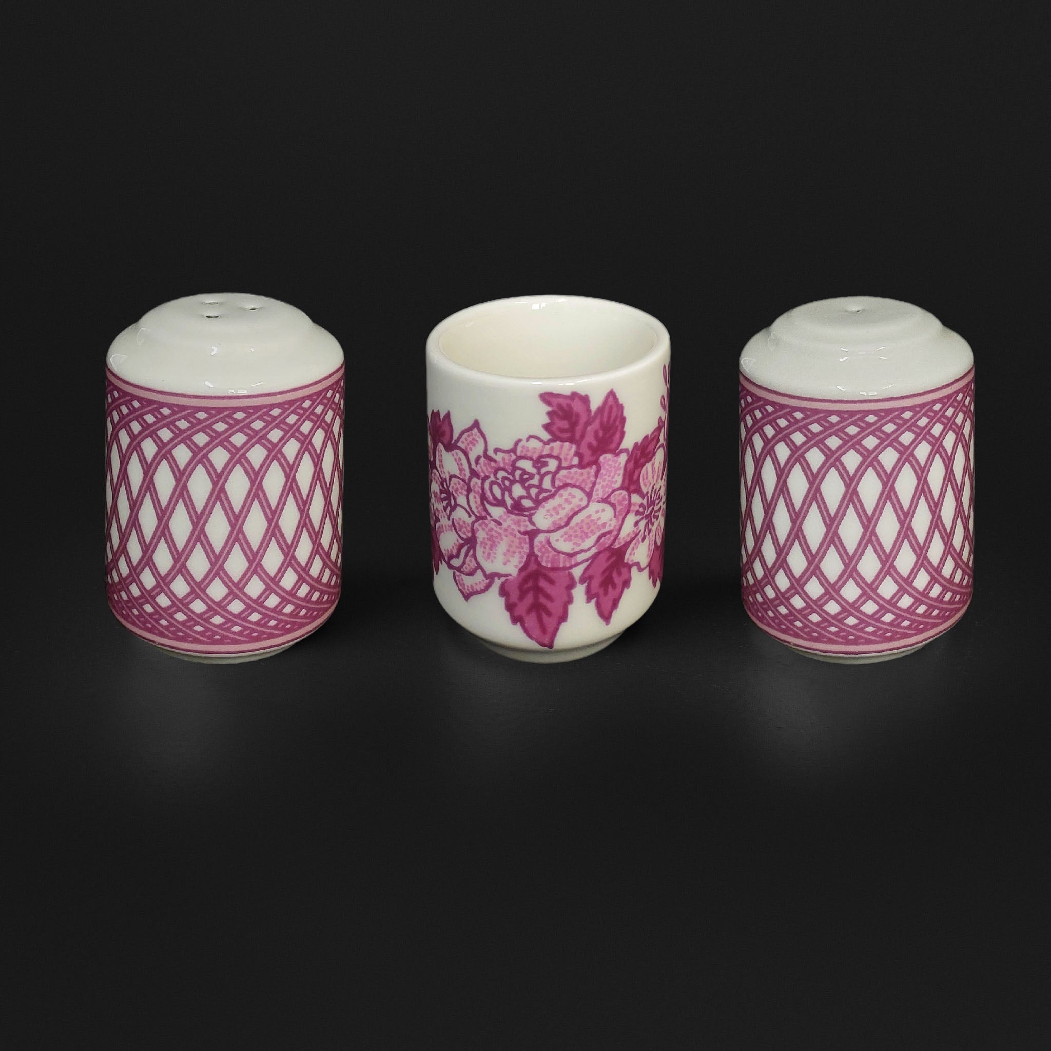 Renata Raspberry Pink Condiment Set