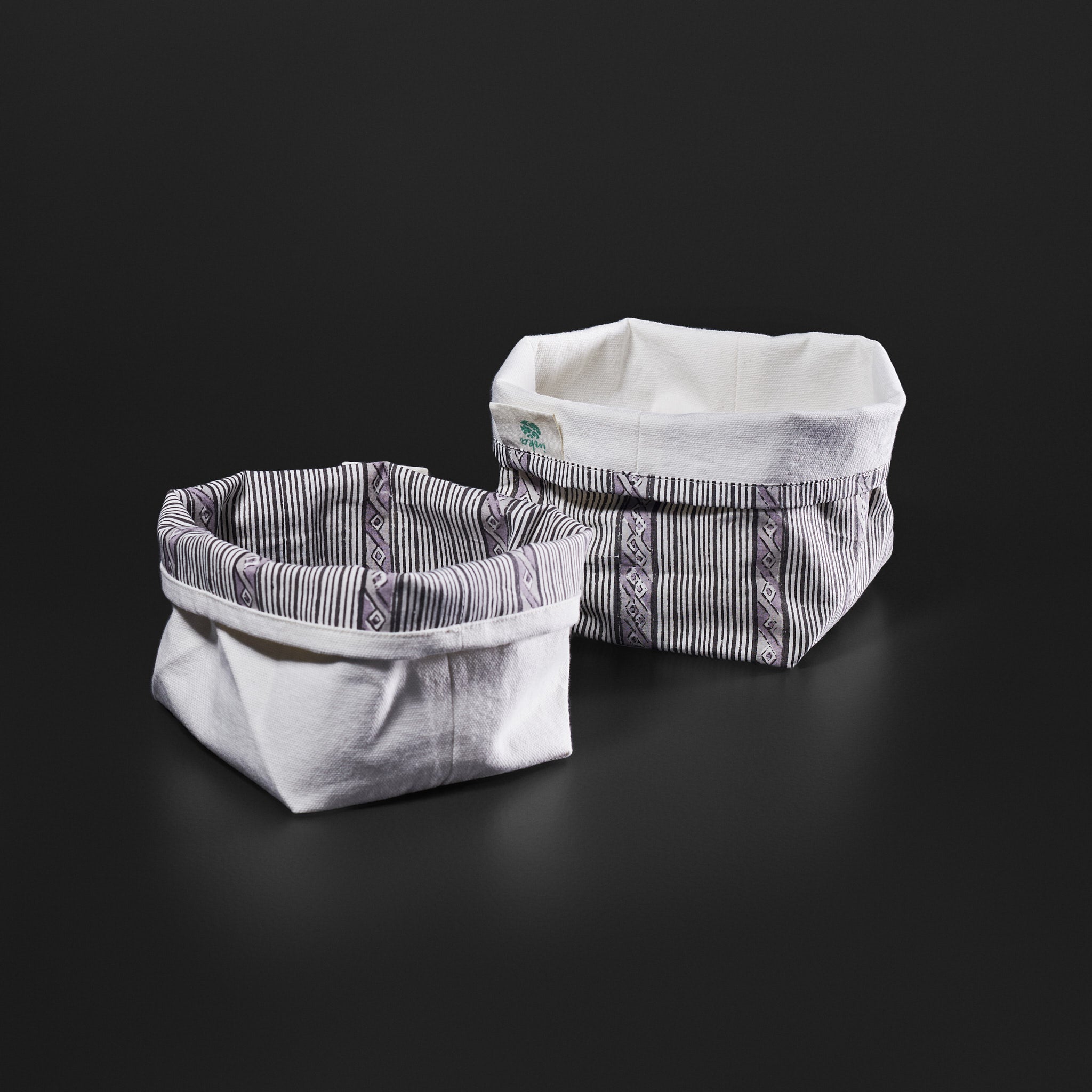 Tula Charcoal Grey Round Vanity Tray