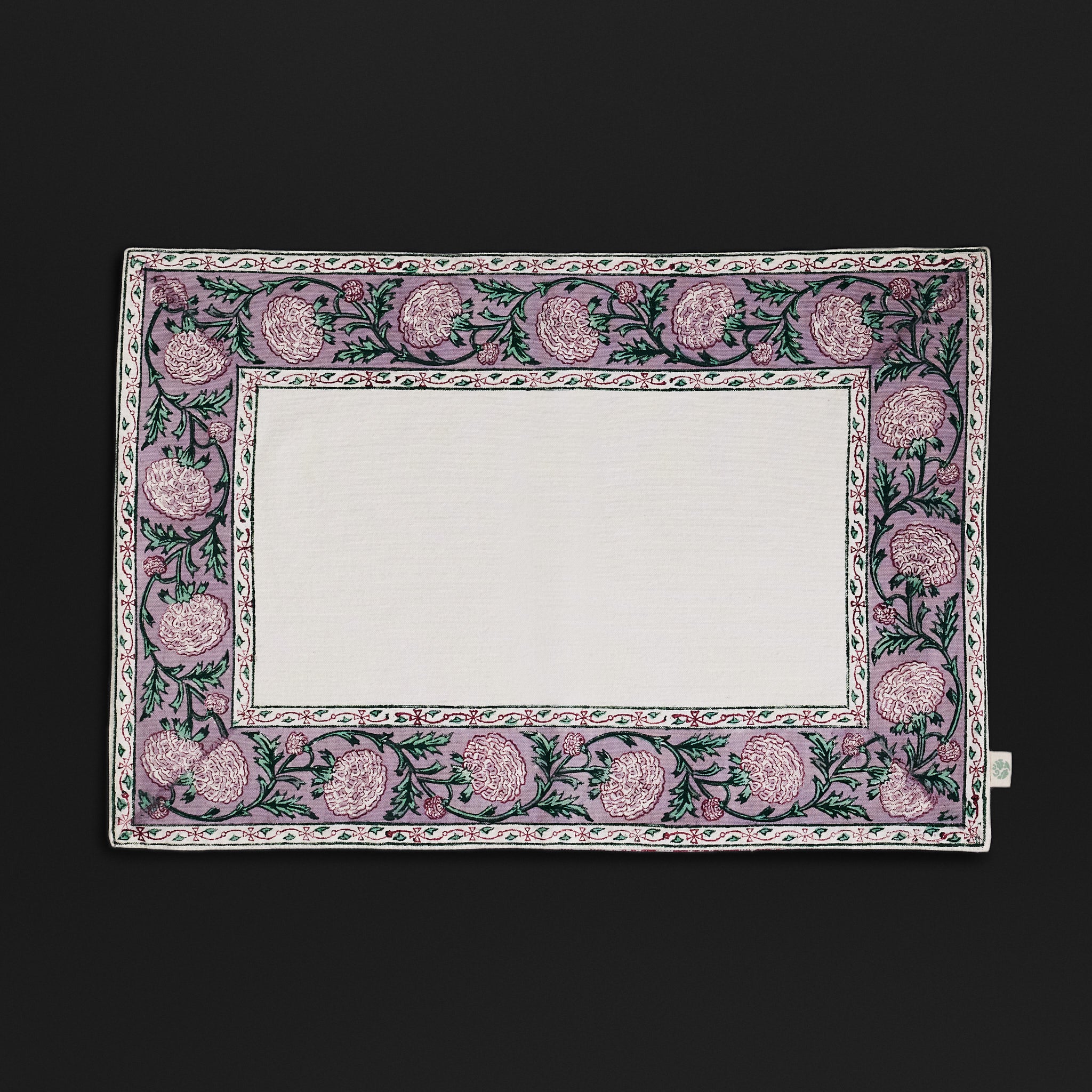 Meesha Magenta Pink Reversible Placemats