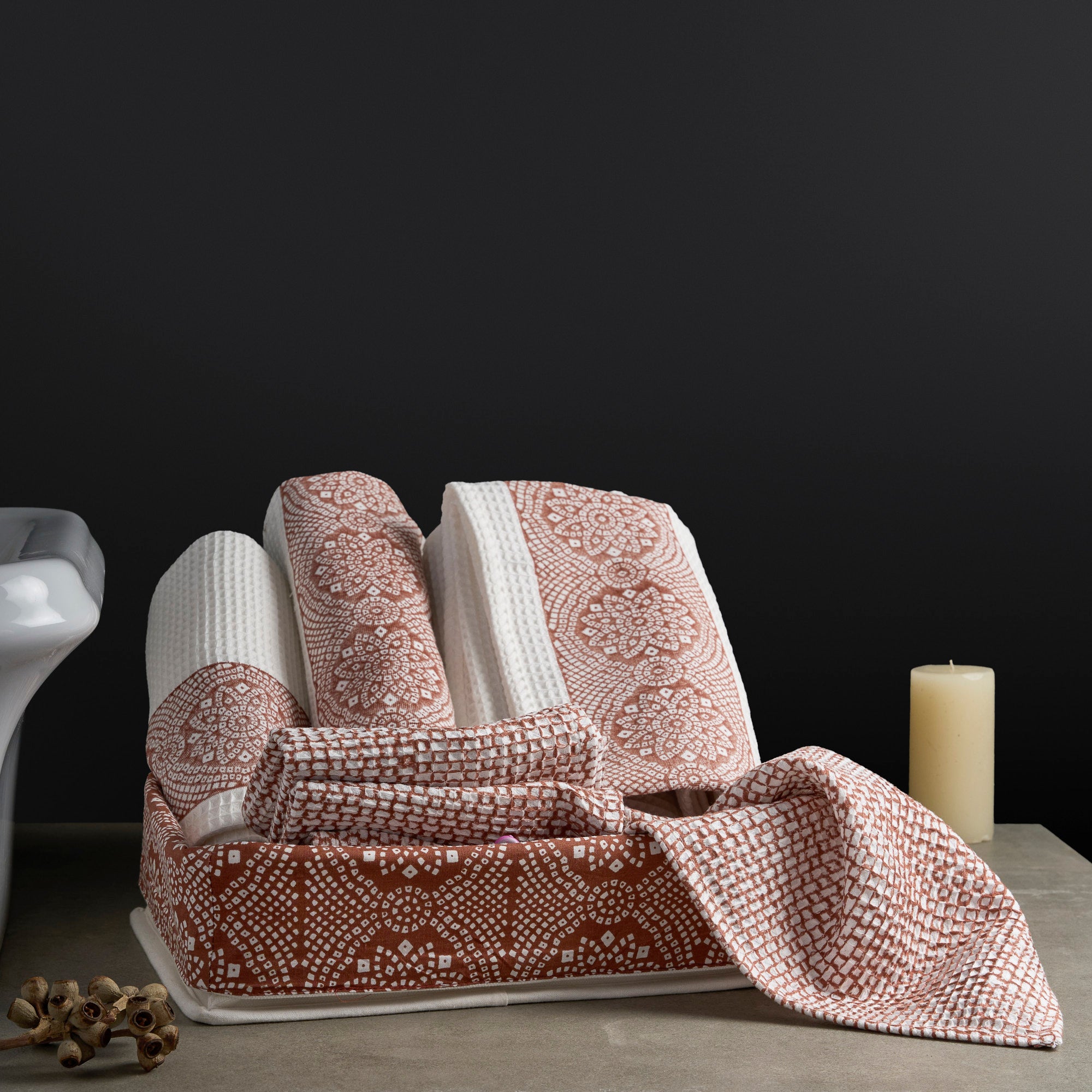 Mosaic Clay Vanity Tray