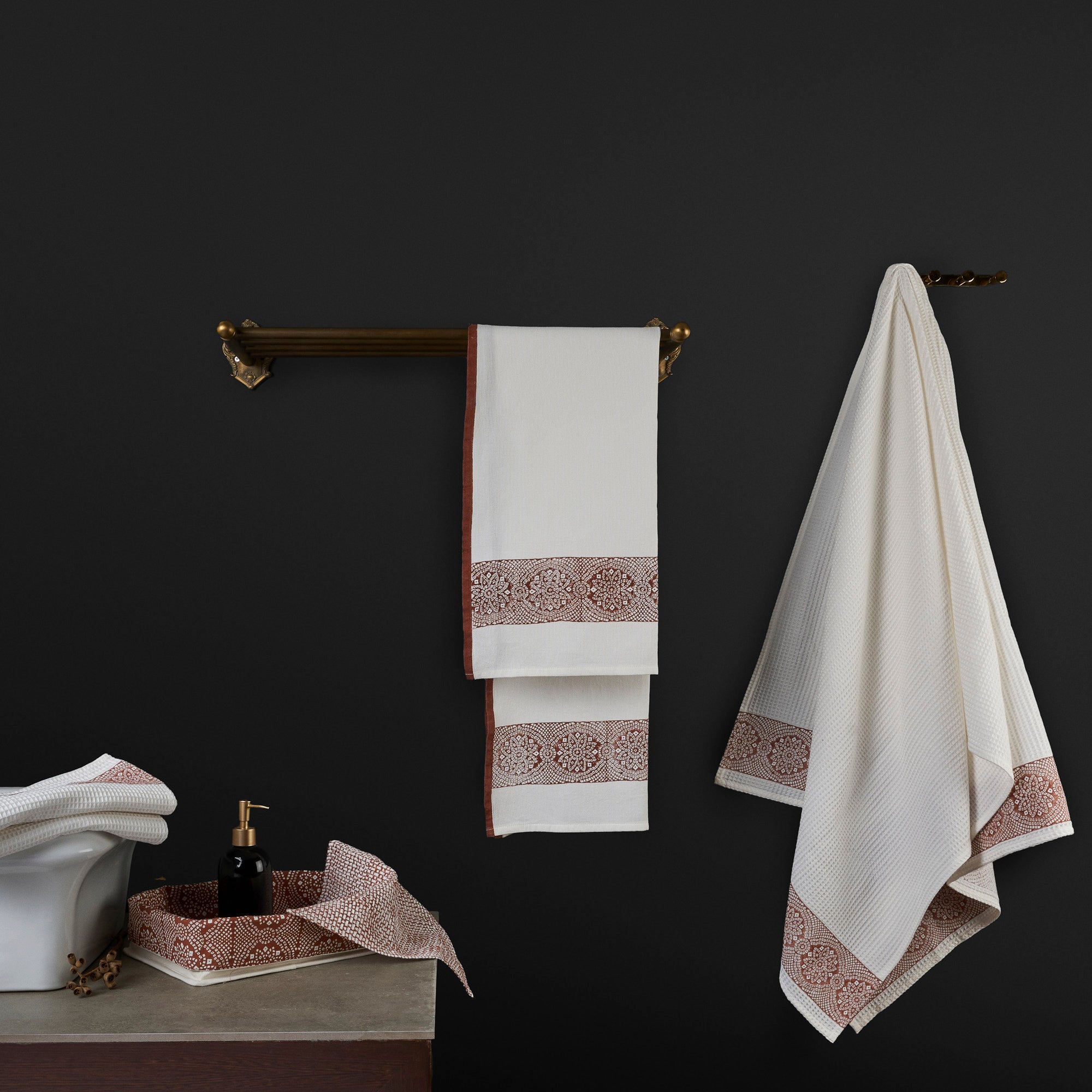 Mosaic Clay Towel Set