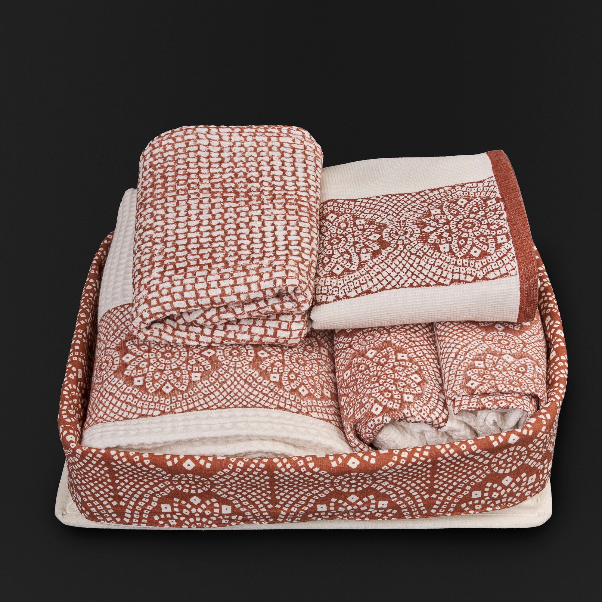 Mosaic Clay Towel Set
