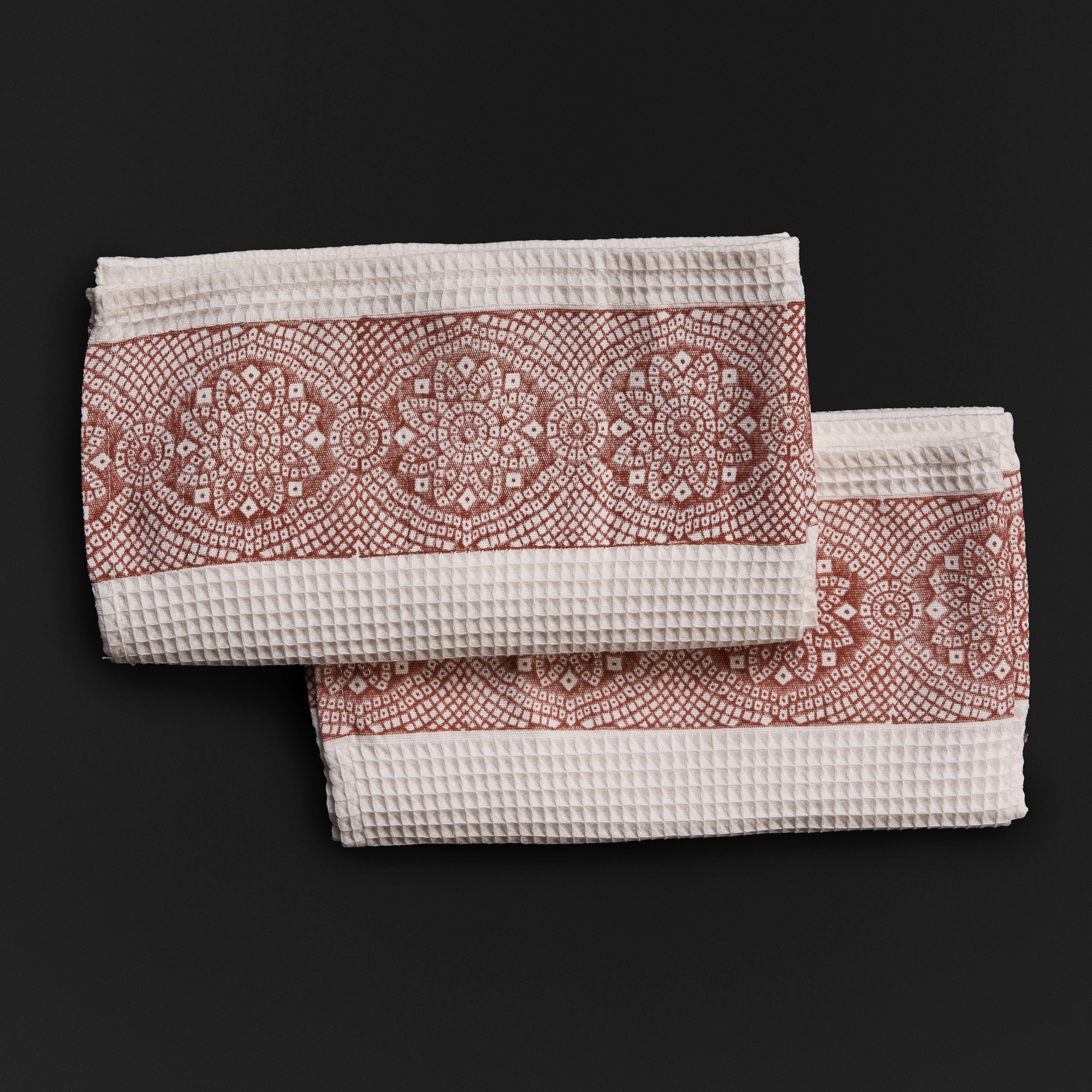 Mosaic Clay Hand Towels