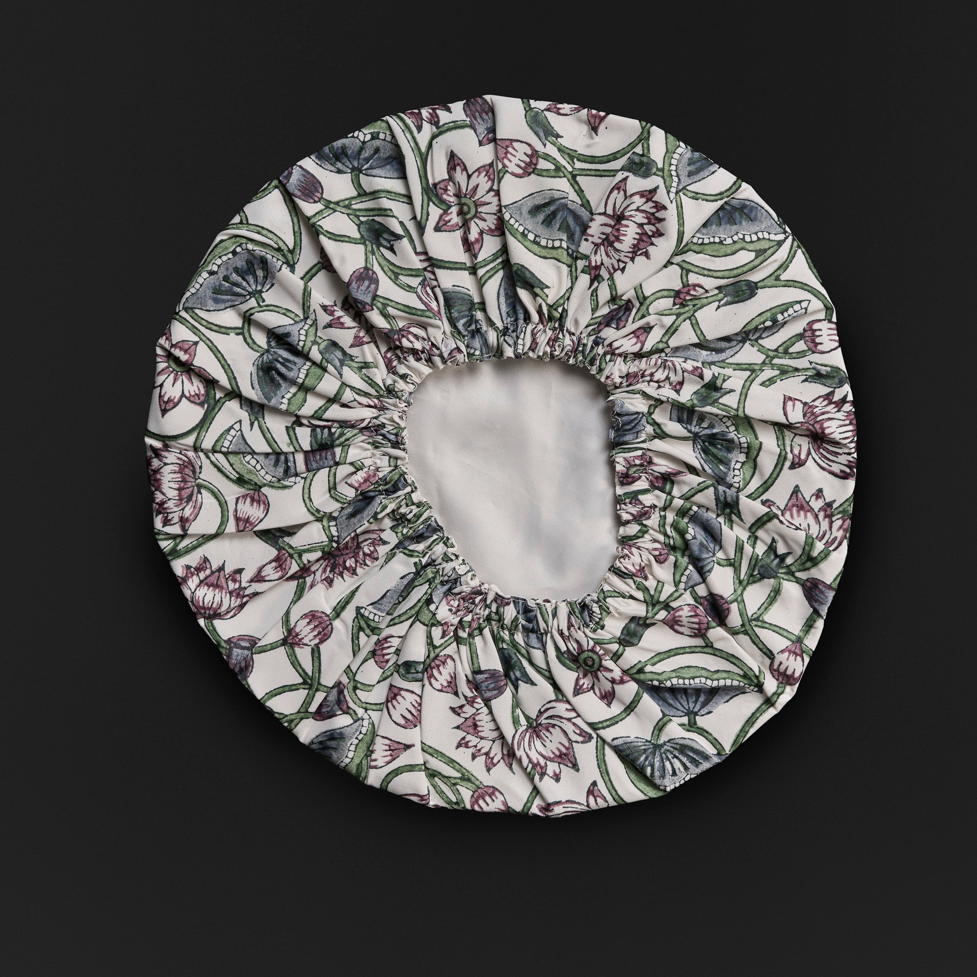 Nilofer Aqua Blue Shower Cap