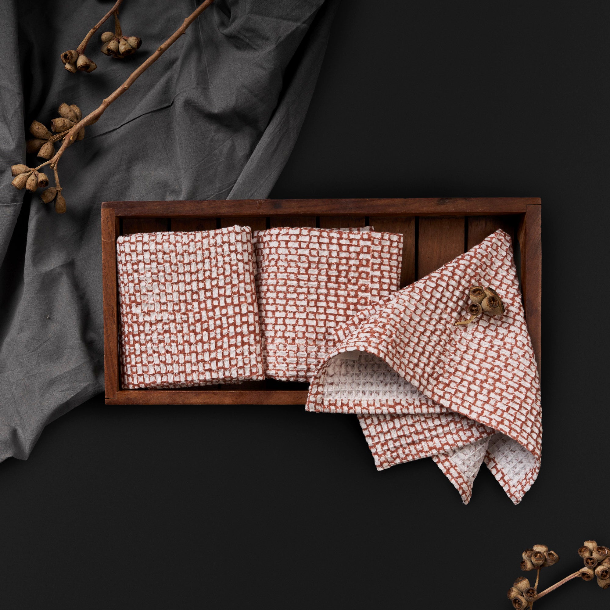 Mosaic Clay Towel Set