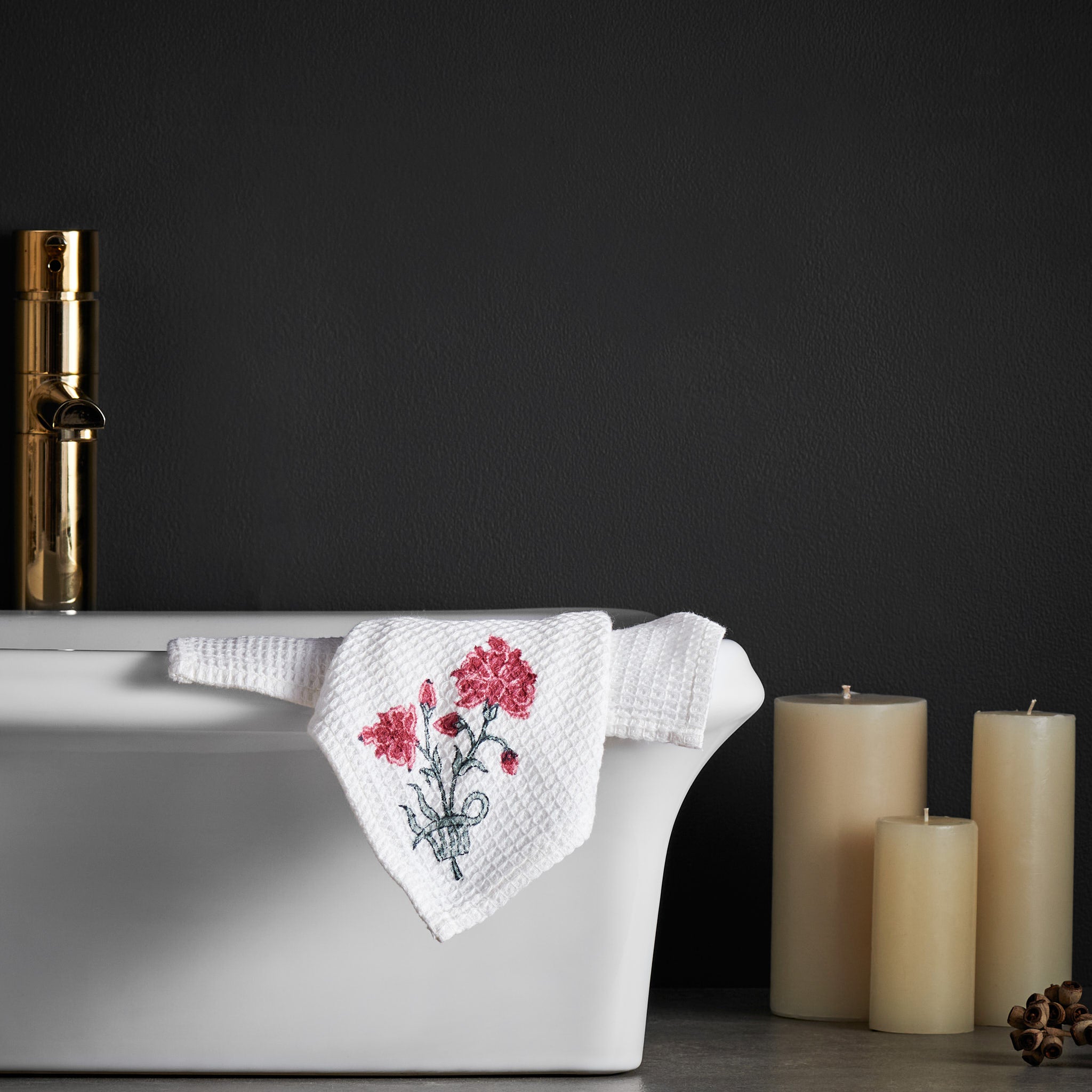 Ruhi Raspberry Pink Face Towels