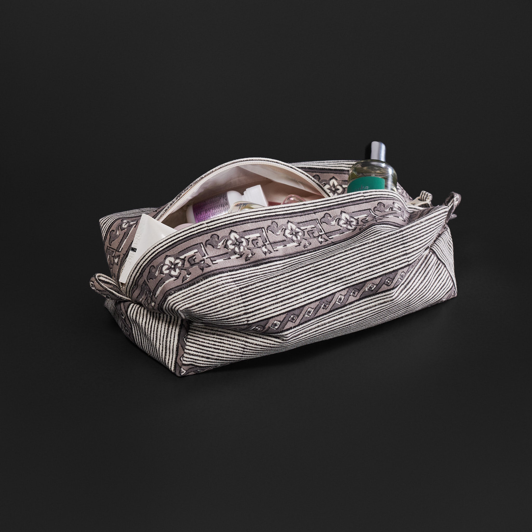 Tula Charcoal Grey Travel Pouches