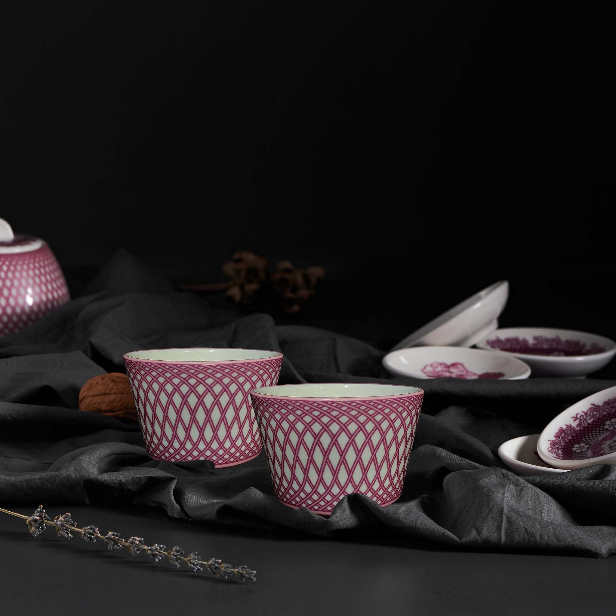Renata Raspberry Pink Ramekin Set