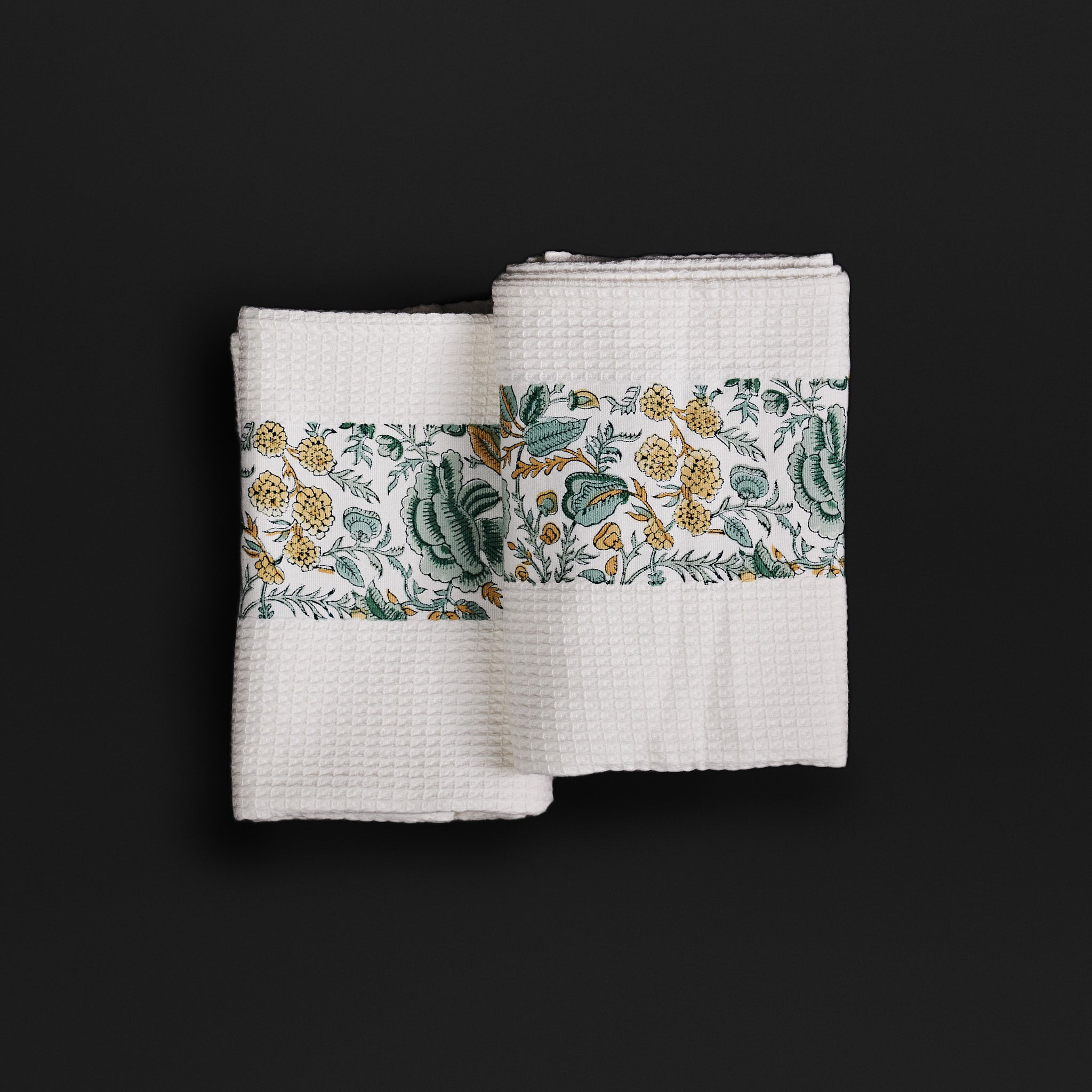 Jamila Green Hand Towels
