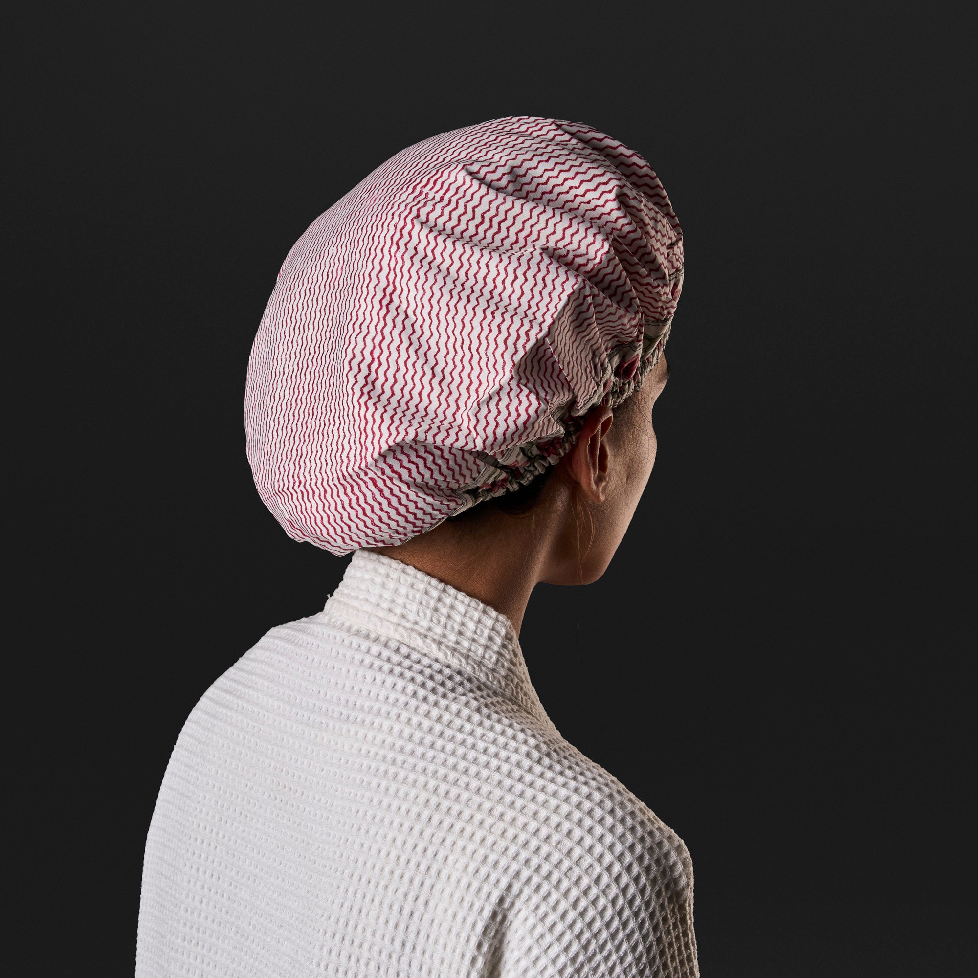 Ruhi Raspberry Pink Shower Cap