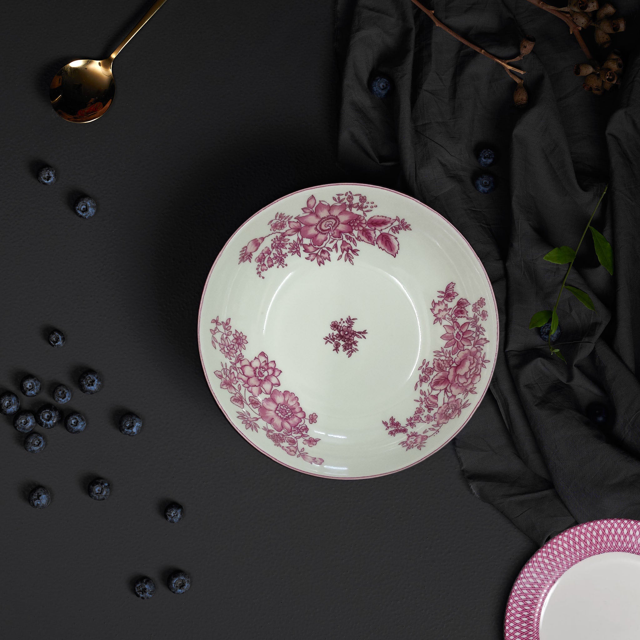 Renata Rapberry Pink Serving Bowl Large