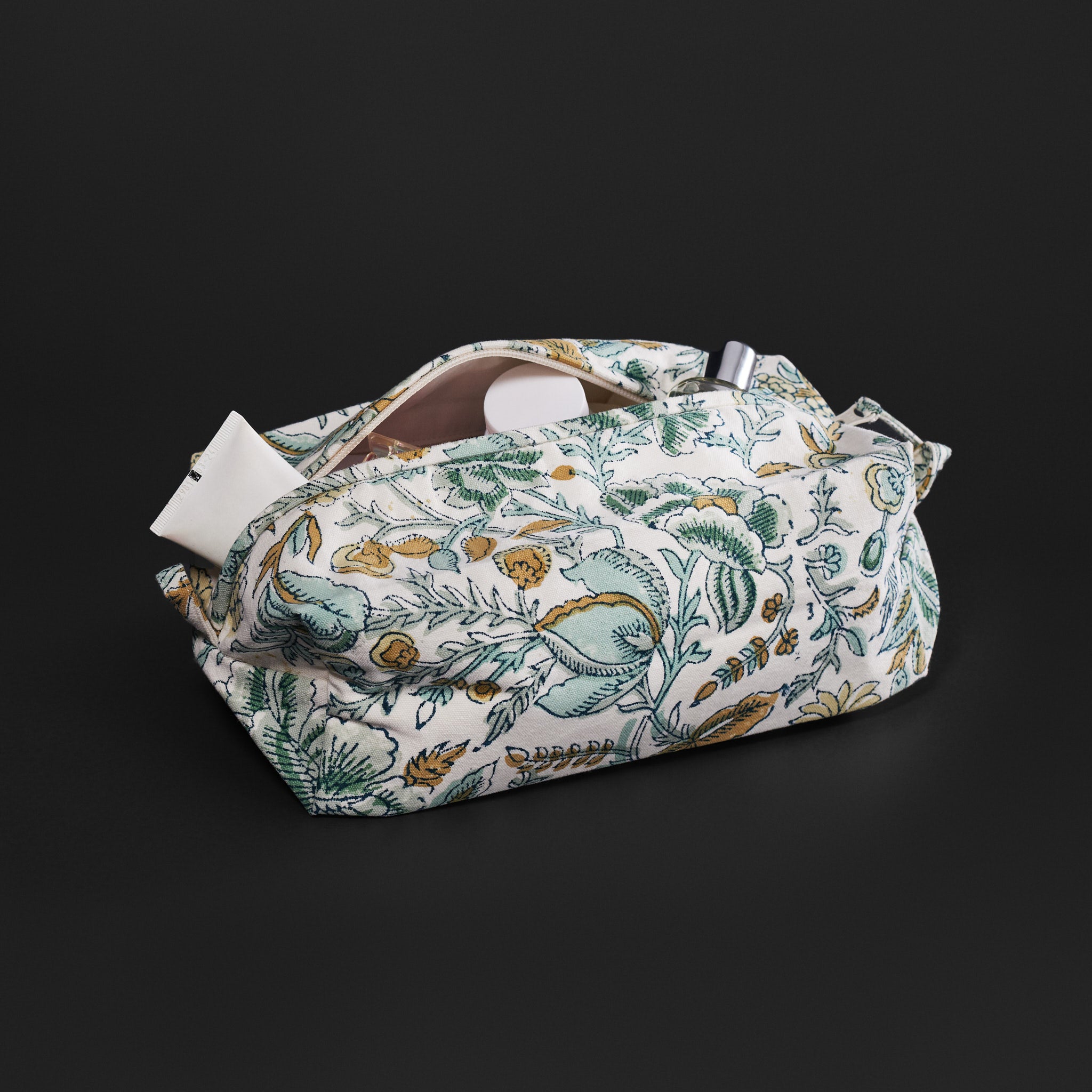 Jamila Green Travel Pouches